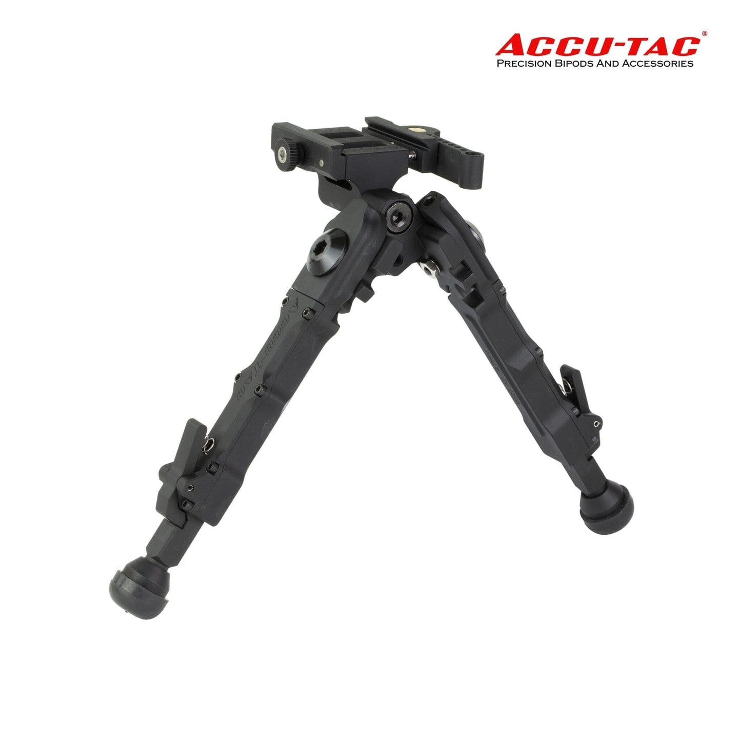 Accu-Tac BR-4 G2 Arca-Spec QD Bipod - Black Bipod Accu-Tac