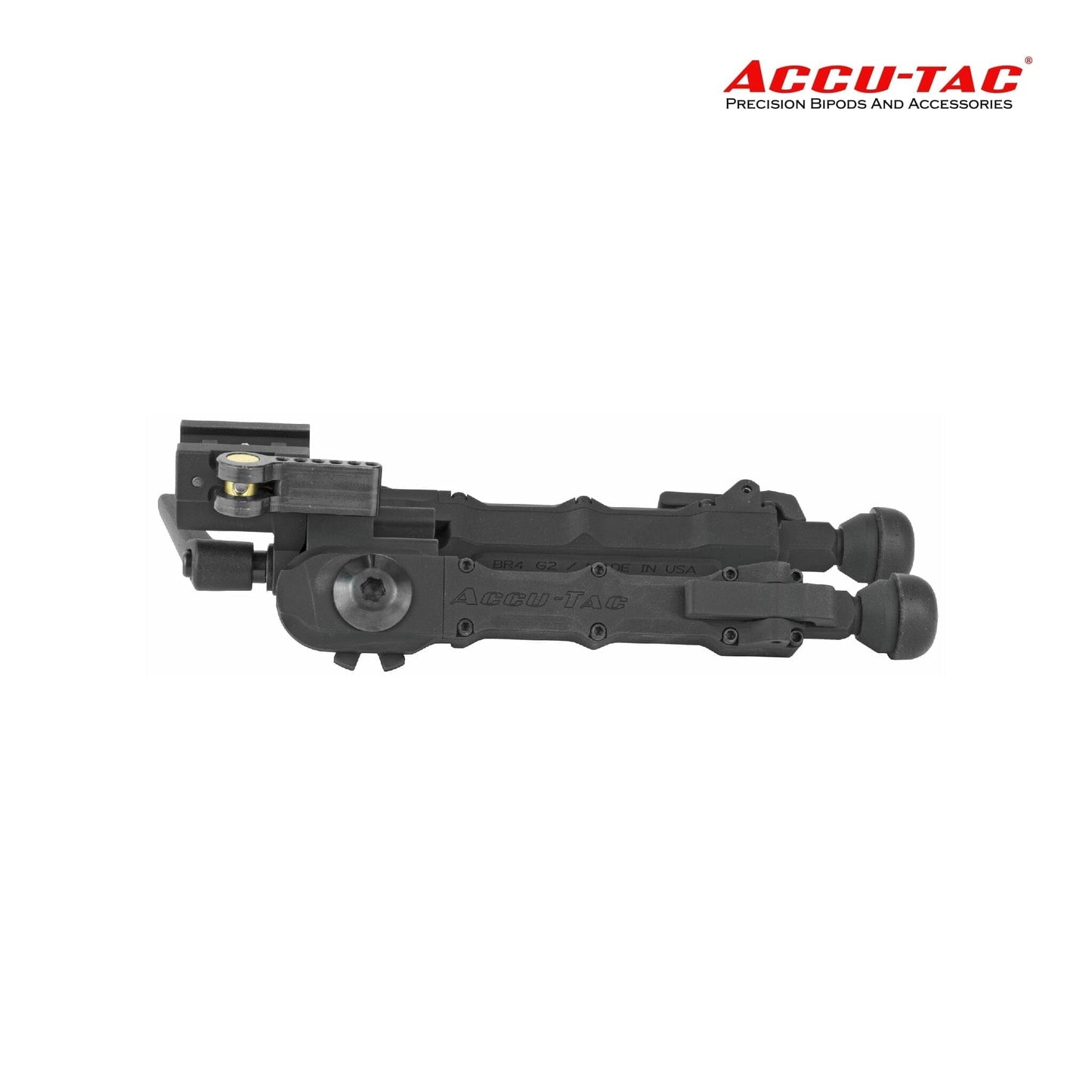 Accu-Tac BR-4 G2 Picatinny QD Bipod - Black Bipod Accu-Tac