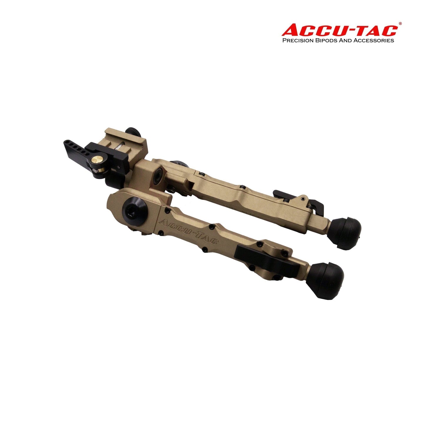 Accu-Tac BR-4 G2 Picatinny QD Bipod - Flat Dark Earth Bipod Accu-Tac