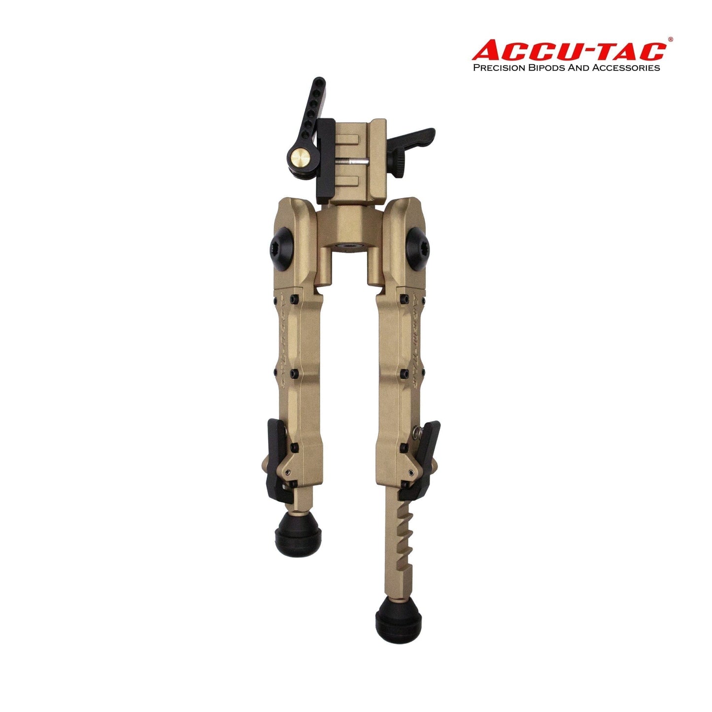 Accu-Tac BR-4 G2 Picatinny QD Bipod - Flat Dark Earth Bipod Accu-Tac