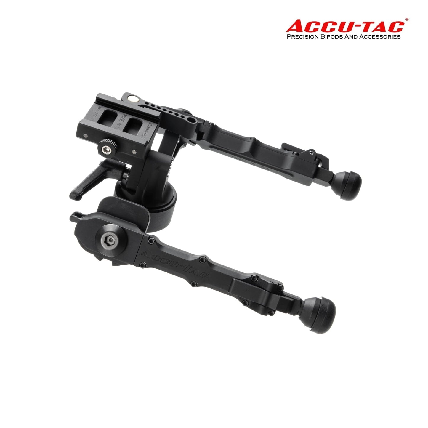 Accu-Tac FC-4 G2 F-Class Arca-Spec QD Bipod - Black Bipod Accu-Tac