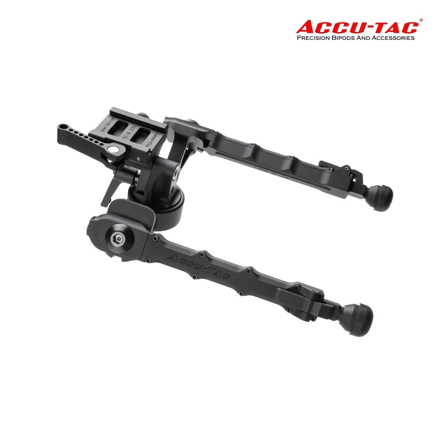 Accu-Tac FC-5 G2 F-Class Arca-Spec QD Bipod - Black Bipod Accu-Tac