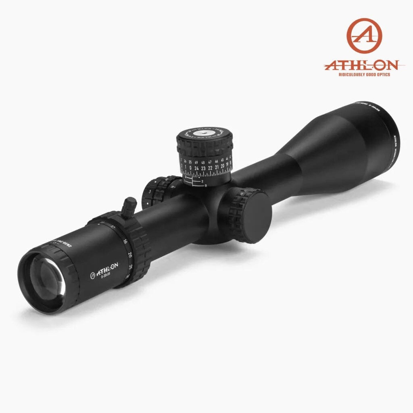 Athlon MIDAS TAC GEN2 HD 5-30×56 Rifle Scope APLR15 FFP IR MOA Reticle Rifle Scope Athlon Optics