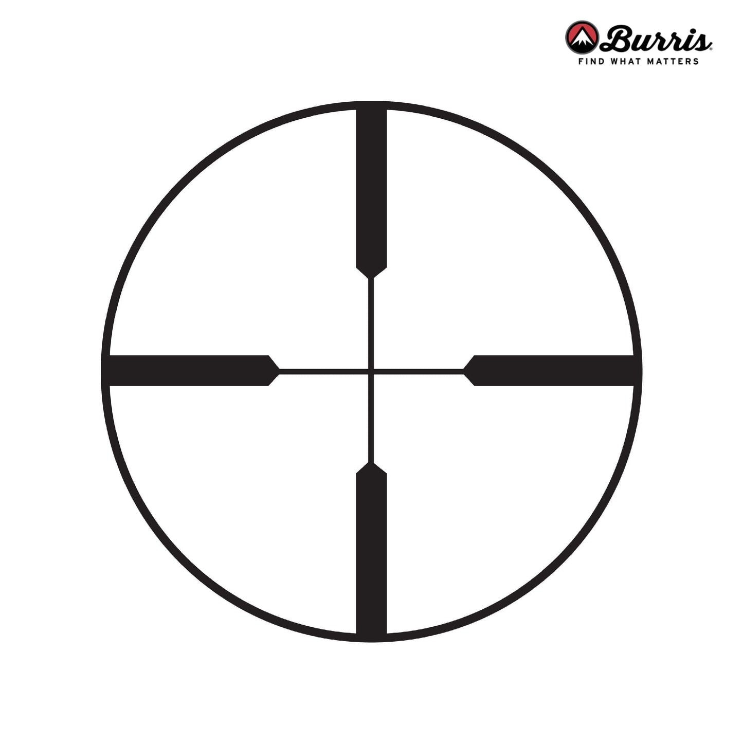 Burris Scout 2.75x20 Rifle Scope Heavy Plex Reticle Rifle Scope Burris