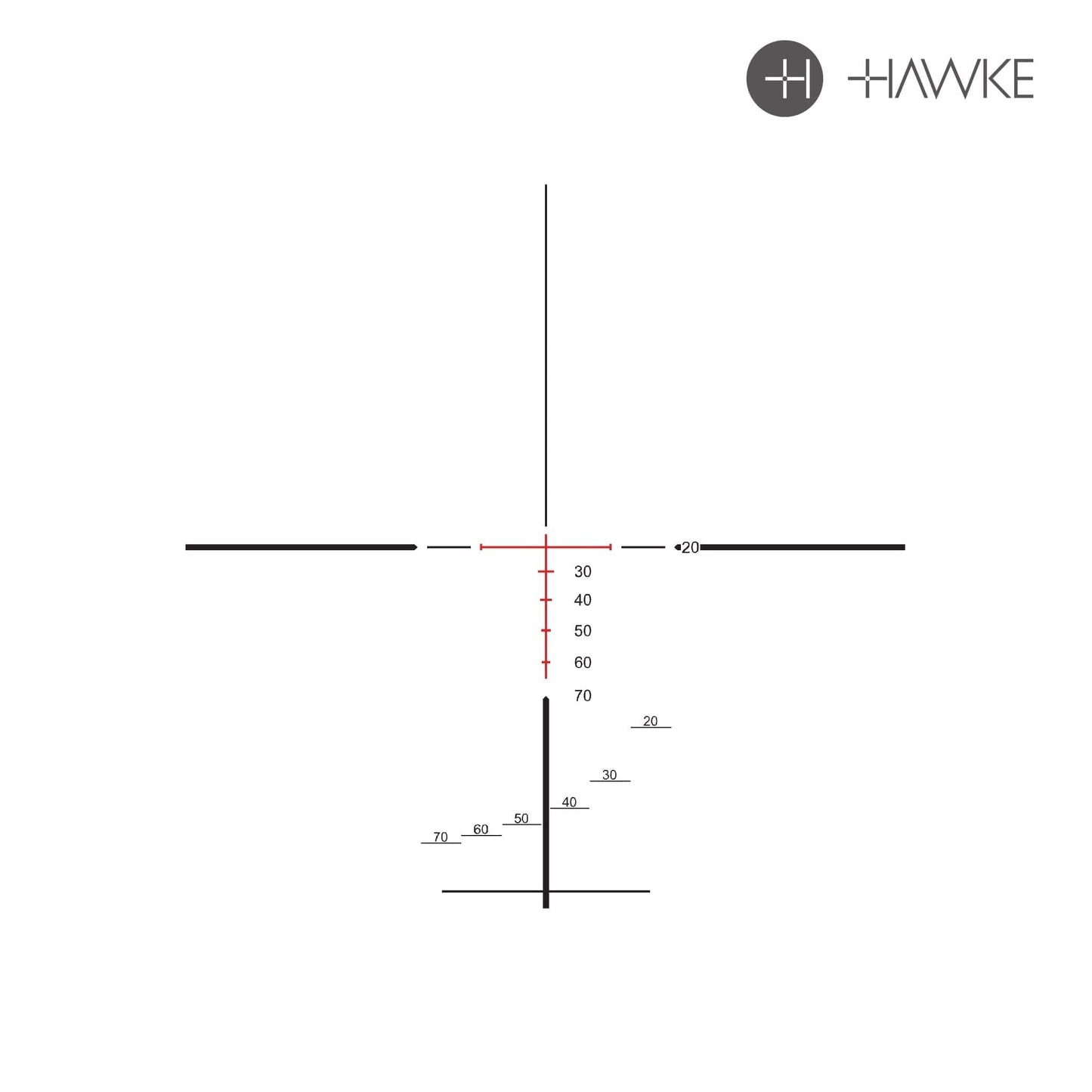 Hawke XB1 1.5-5x32 Crossbow Scope SR Reticle Crossbow Scope Hawke Sport Optics
