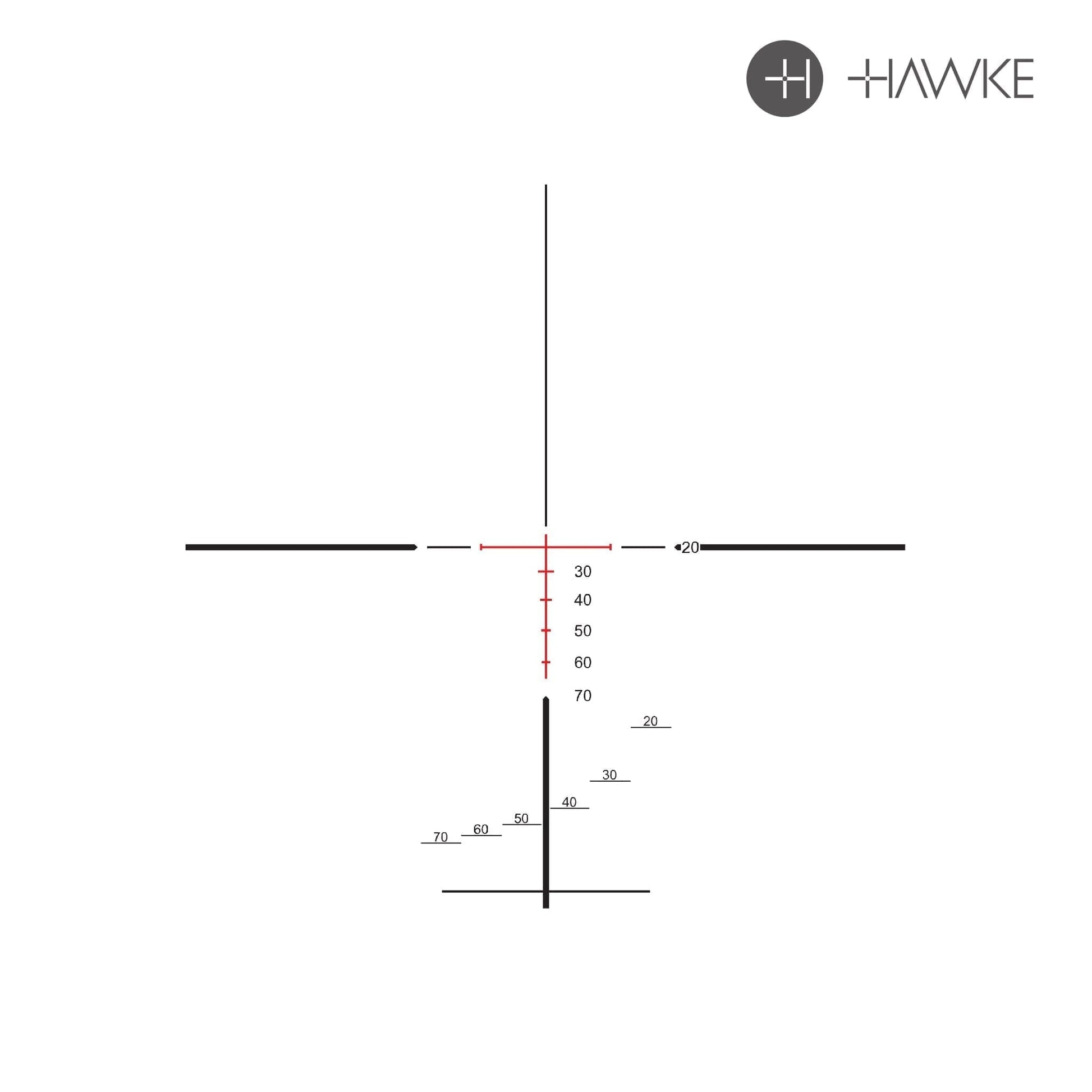 Hawke XB1 1.5-5x32 Crossbow Scope SR Reticle Crossbow Scope Hawke Sport Optics