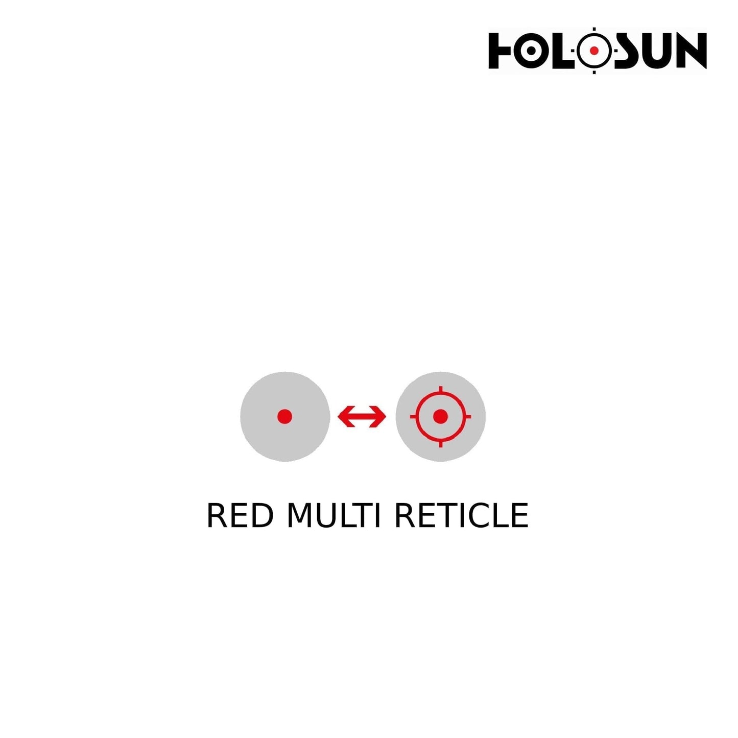 Holosun HE515CT-RD Micro Solar Red Dot Sight – MRS Reticle Red Dot Sight Holosun