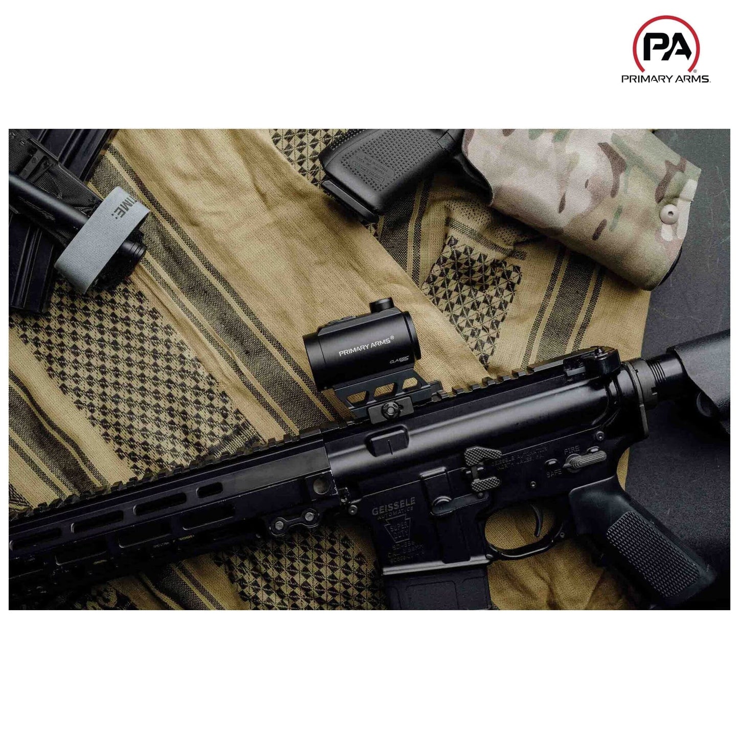 Primary Arms Classic Series 25mm Push Button Red Dot Sight - 3 MOA Dot Red Dot Sight Primary Arms