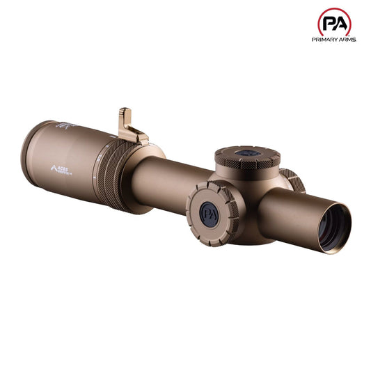 Primary Arms Compact PLxC 1-8x24 FFP Riflescope - ACSS Griffin MIL M8 Reticle - FDE Rifle Scope Primary Arms