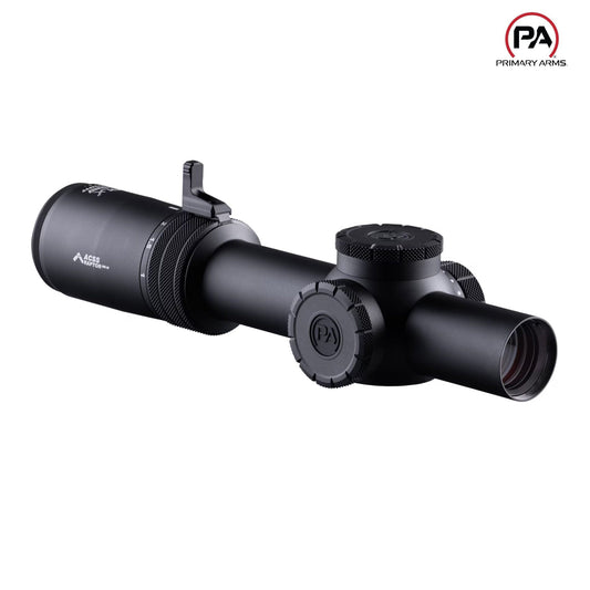 Primary Arms Compact PLxC 1-8x24 FFP Riflescope - ACSS Raptor M8 Meter Reticle - Black Rifle Scope Primary Arms