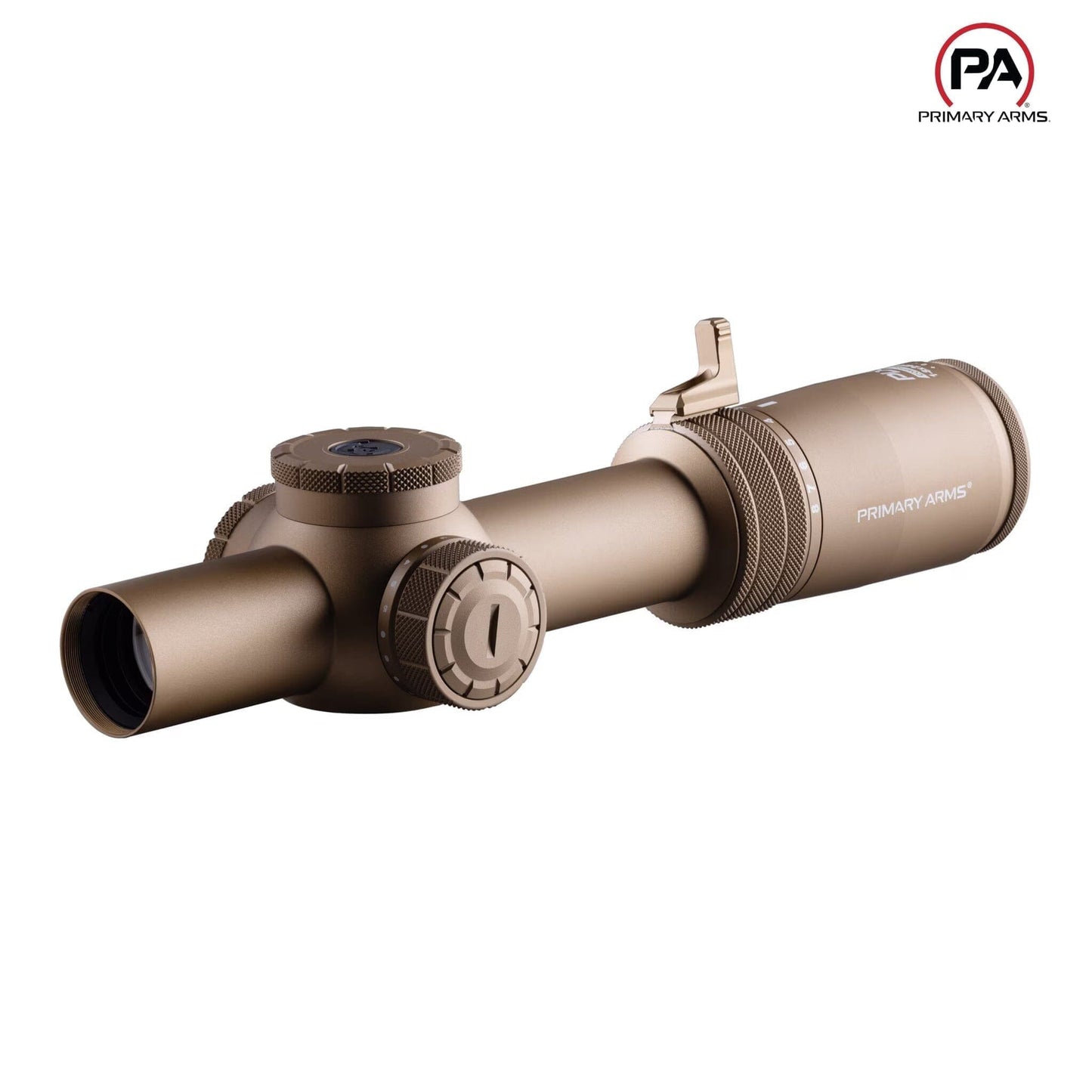 Primary Arms Compact PLxC 1-8x24 FFP Riflescope - ACSS Raptor M8 Yard Reticle - FDE Rifle Scope Primary Arms