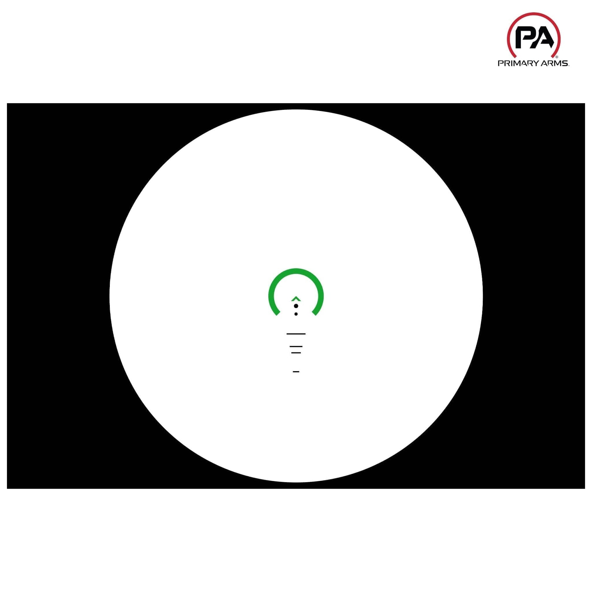 Primary Arms SLx 1× MicroPrism Scope - Green ACSS Gemini 9mm Reticle Prism Scope Primary Arms