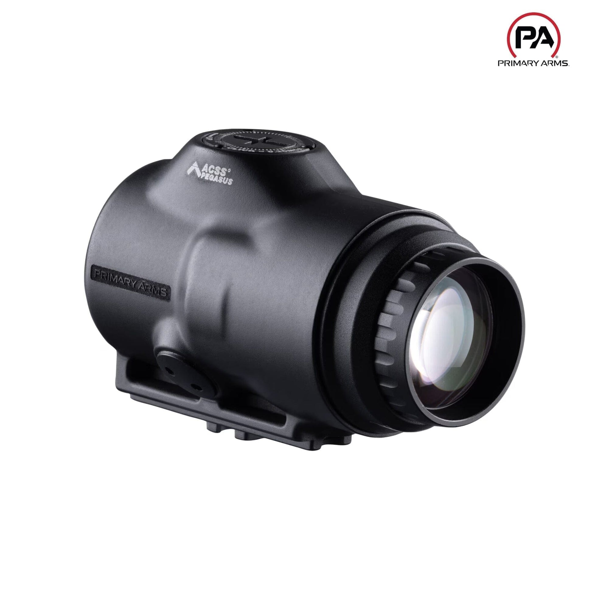 Primary Arms SLx 3X Micro Magnifier - ACSS Pegasus Ranging Reticle - Black Magnifier Primary Arms