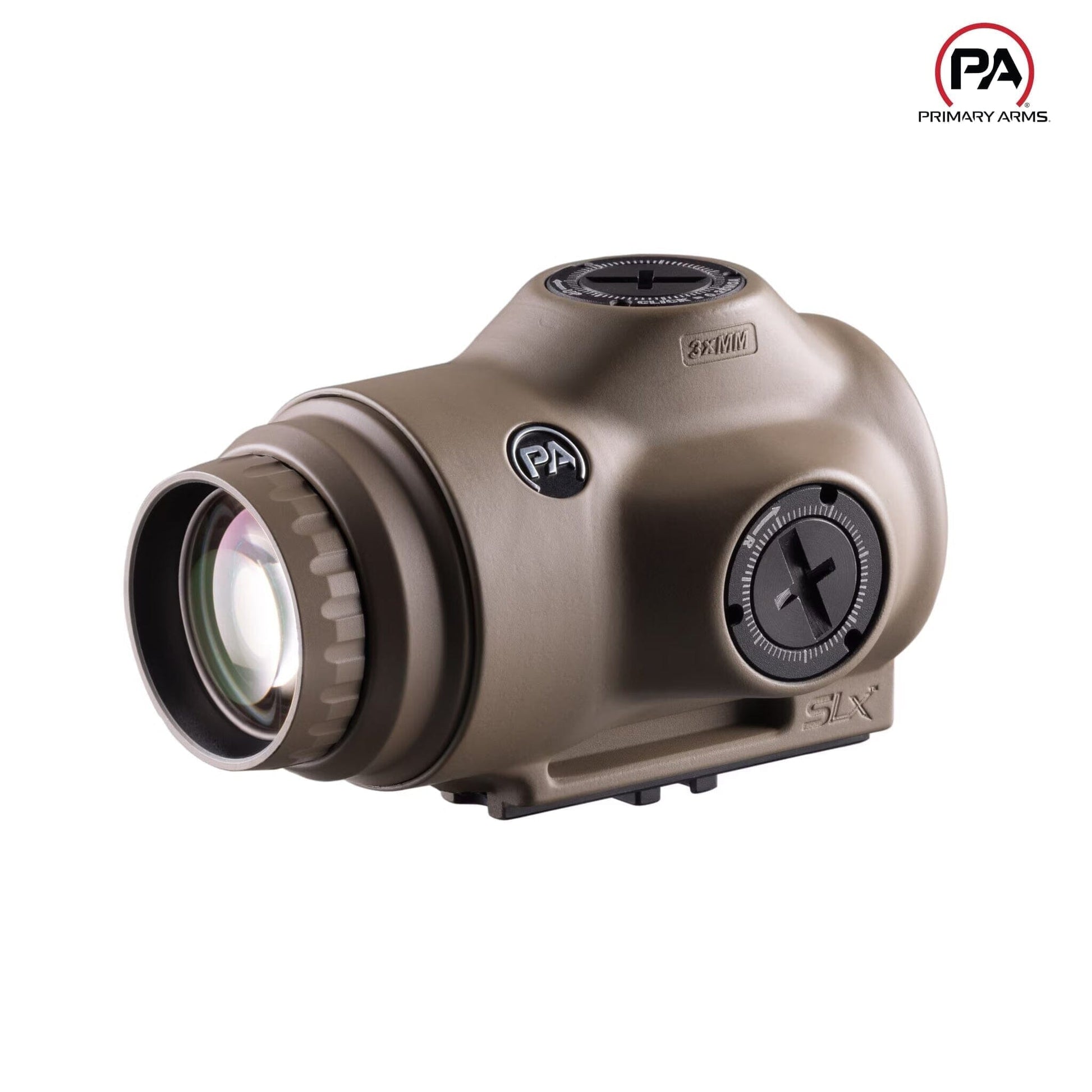 Primary Arms SLx 3X Micro Magnifier - FDE Magnifier Primary Arms