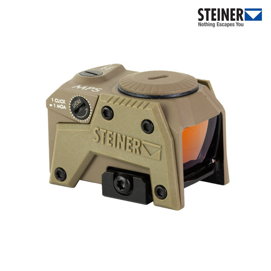 Steiner MPS Micro Pistol Reflex Red Dot Sight - FDE Red Dot Sight Steiner Optics