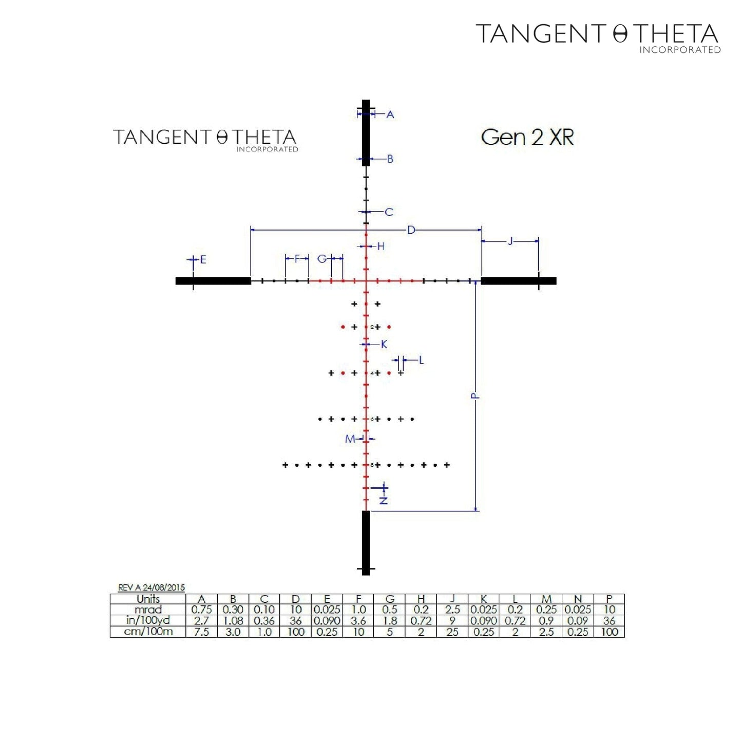 Tangent Theta TT525P 5-25x56 Riflescope AIF Turrets - GEN 2 XR Reticle - Coyote Brown Rifle Scope Tangent Theta
