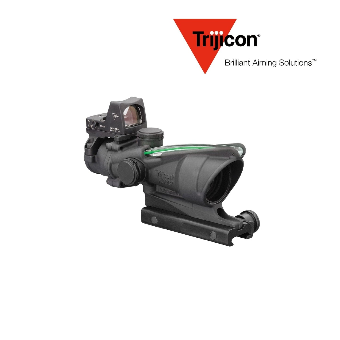 Trijicon ACOG 4×32 BAC Riflescope .223/5.56 BDC Green Chevron Reticle with RMR Rifle Scope Trijicon