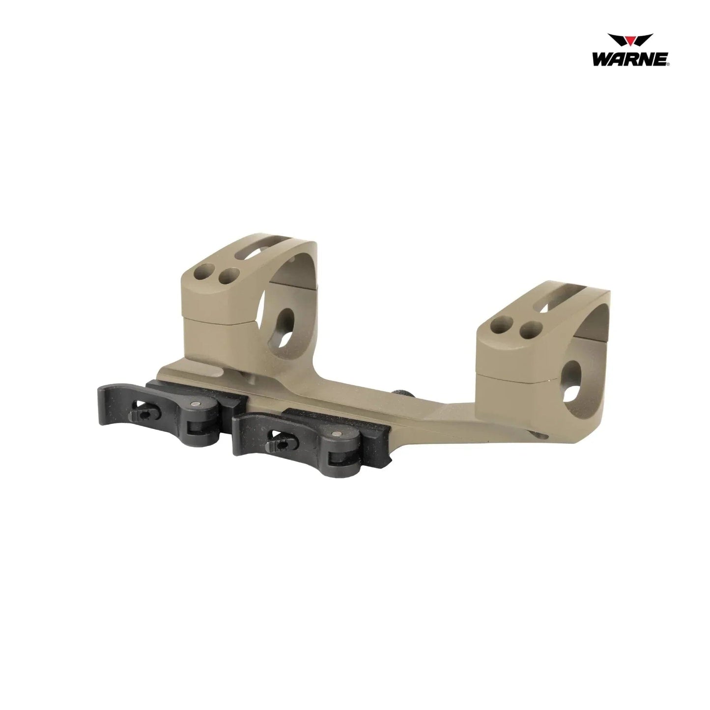 Warne QD X-SKEL Quick-Detach Cantilever Scope Mount - 34mm Tube - Dark Earth Rifle Scope Mount Warne