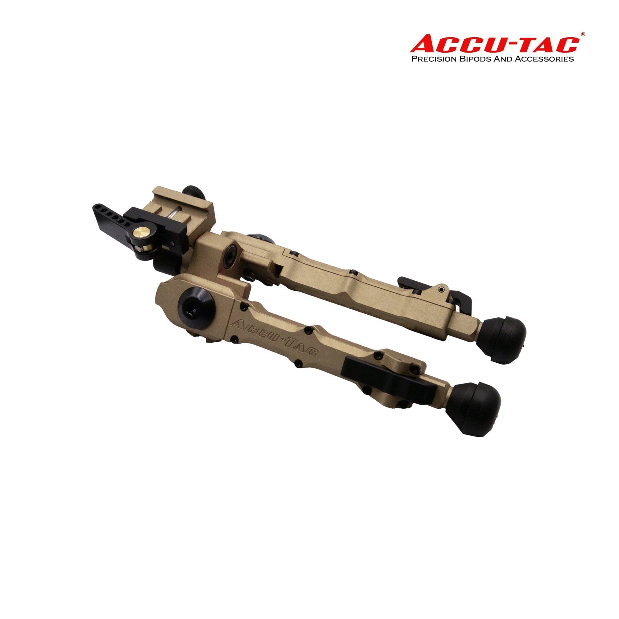 Accu-Tac BR-4 G2 Picatinny QD Bipod - Flat Dark Earth Bipod Accu-Tac 