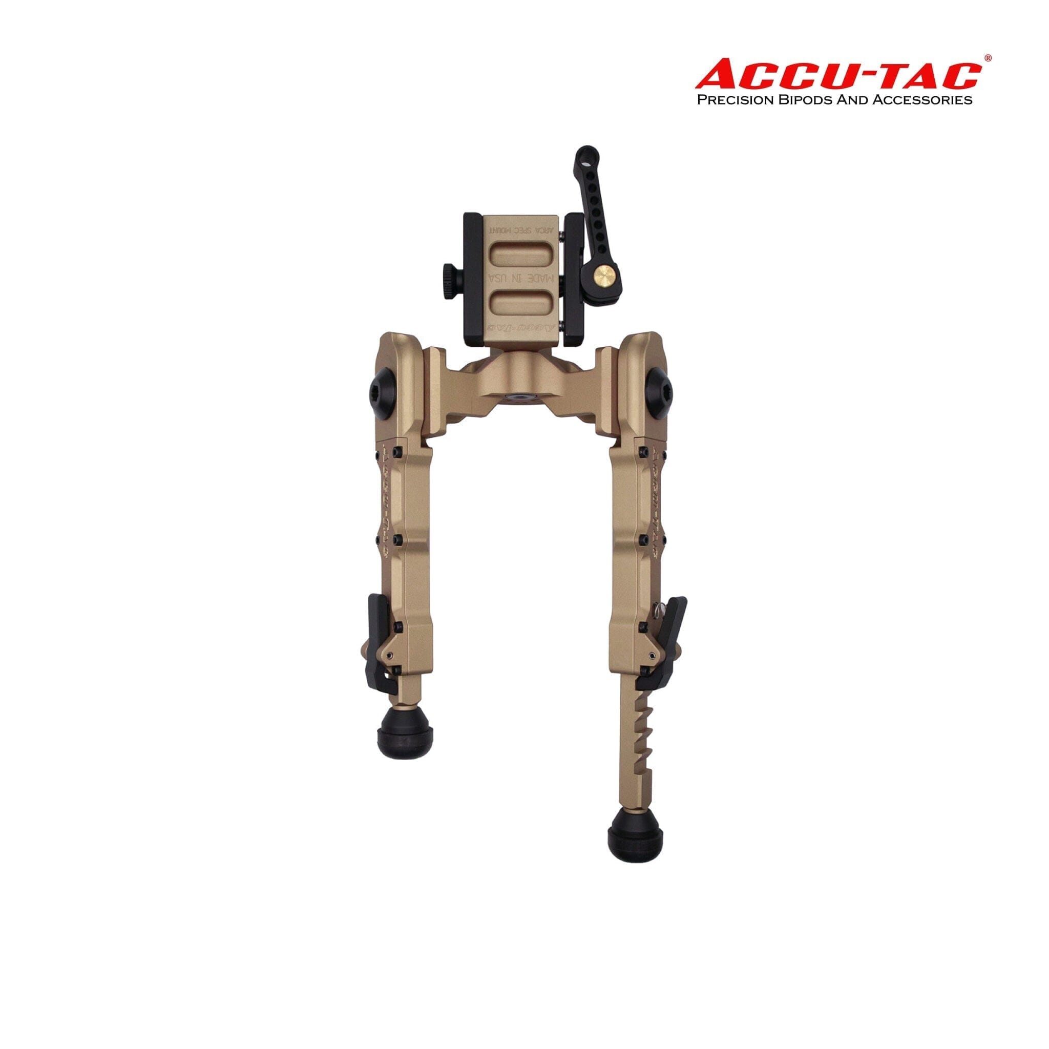 Accu-Tac WB-4 Arca-Spec QD Bipod - Flat Dark Earth Bipod Accu-Tac 