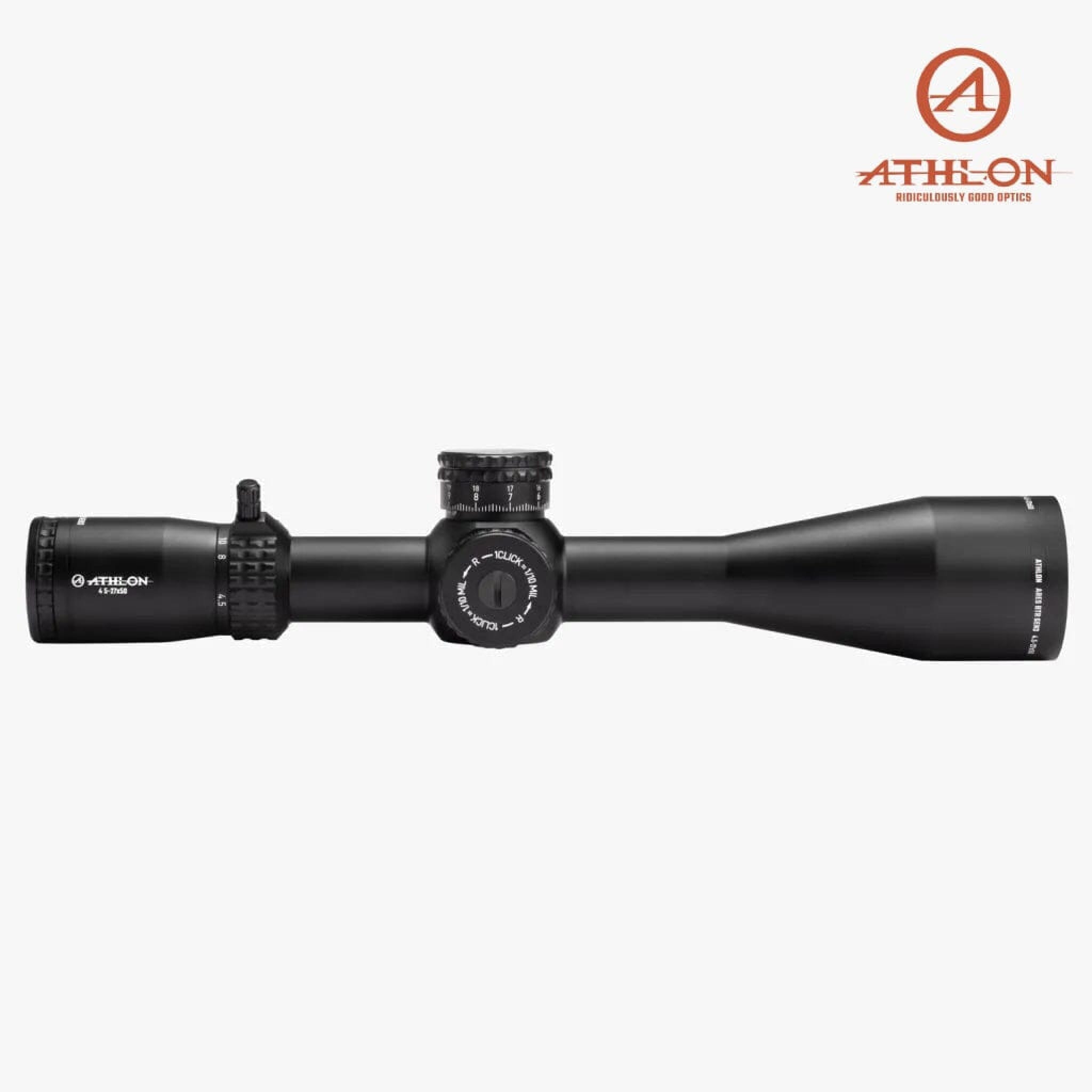 Athlon ARES BTR GEN 3 HD 4.5-27×50 Rifle Scope APRS13 FFP IR MIL Reticle Rifle Scope Athlon Optics 