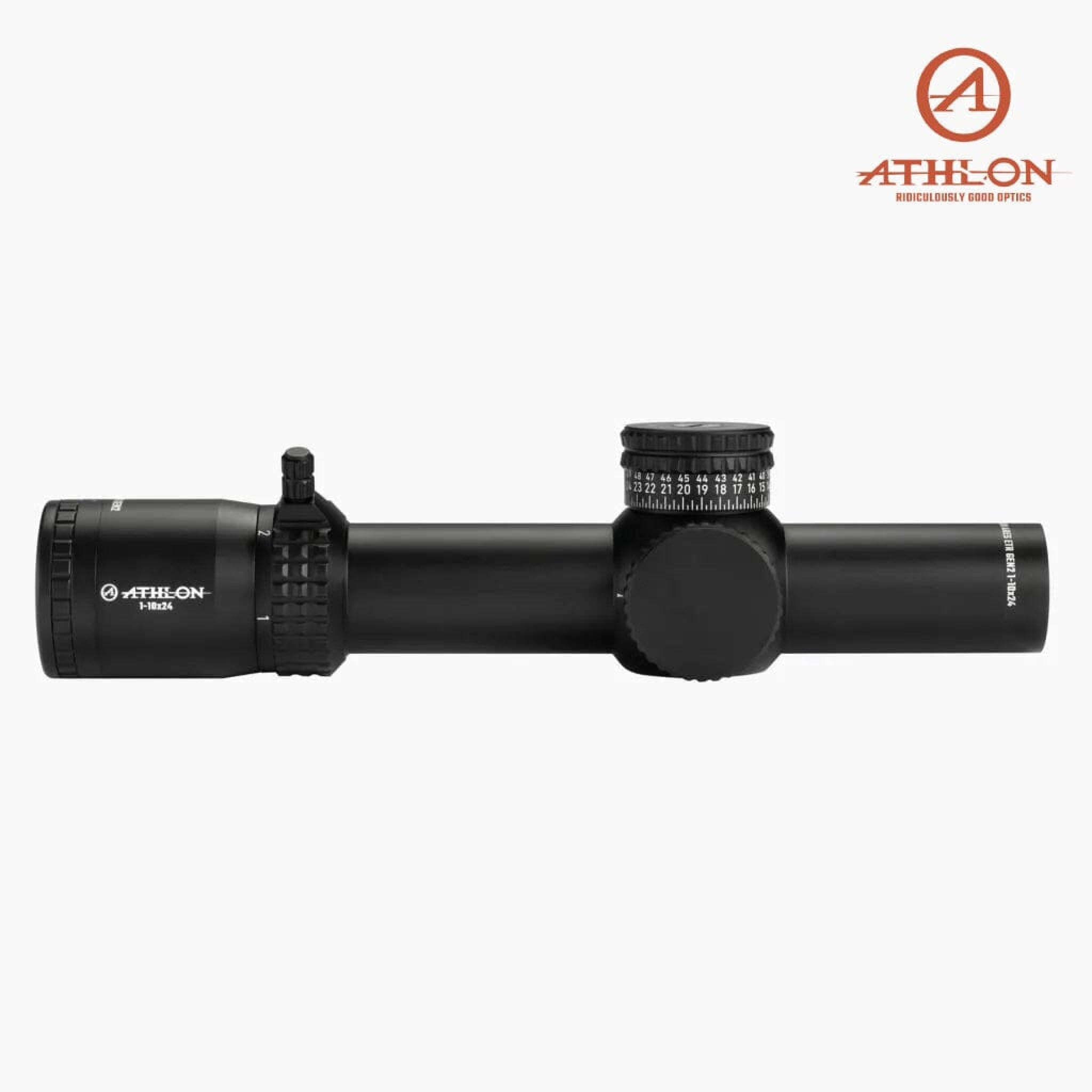 Athlon ARES ETR GEN 2 UHD 1-10×24 Rifle Scope ATMR2 FFP IR MOA Reticle Rifle Scope Athlon Optics 