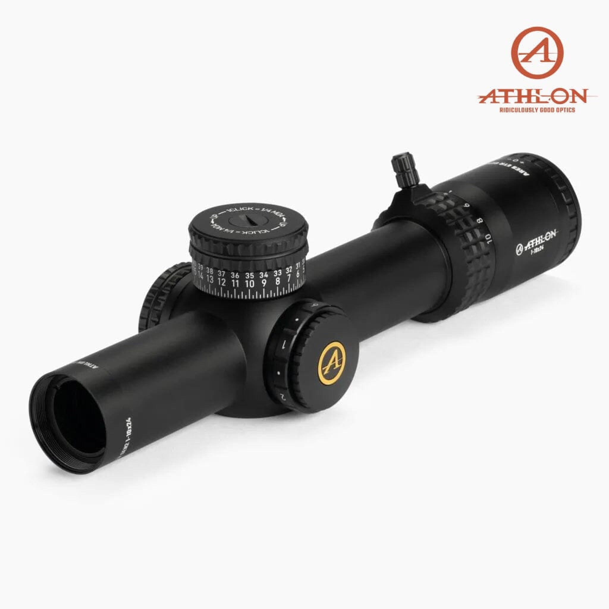 Athlon ARES ETR GEN 2 UHD 1-10×24 Rifle Scope ATMR2 FFP IR MOA Reticle Rifle Scope Athlon Optics 