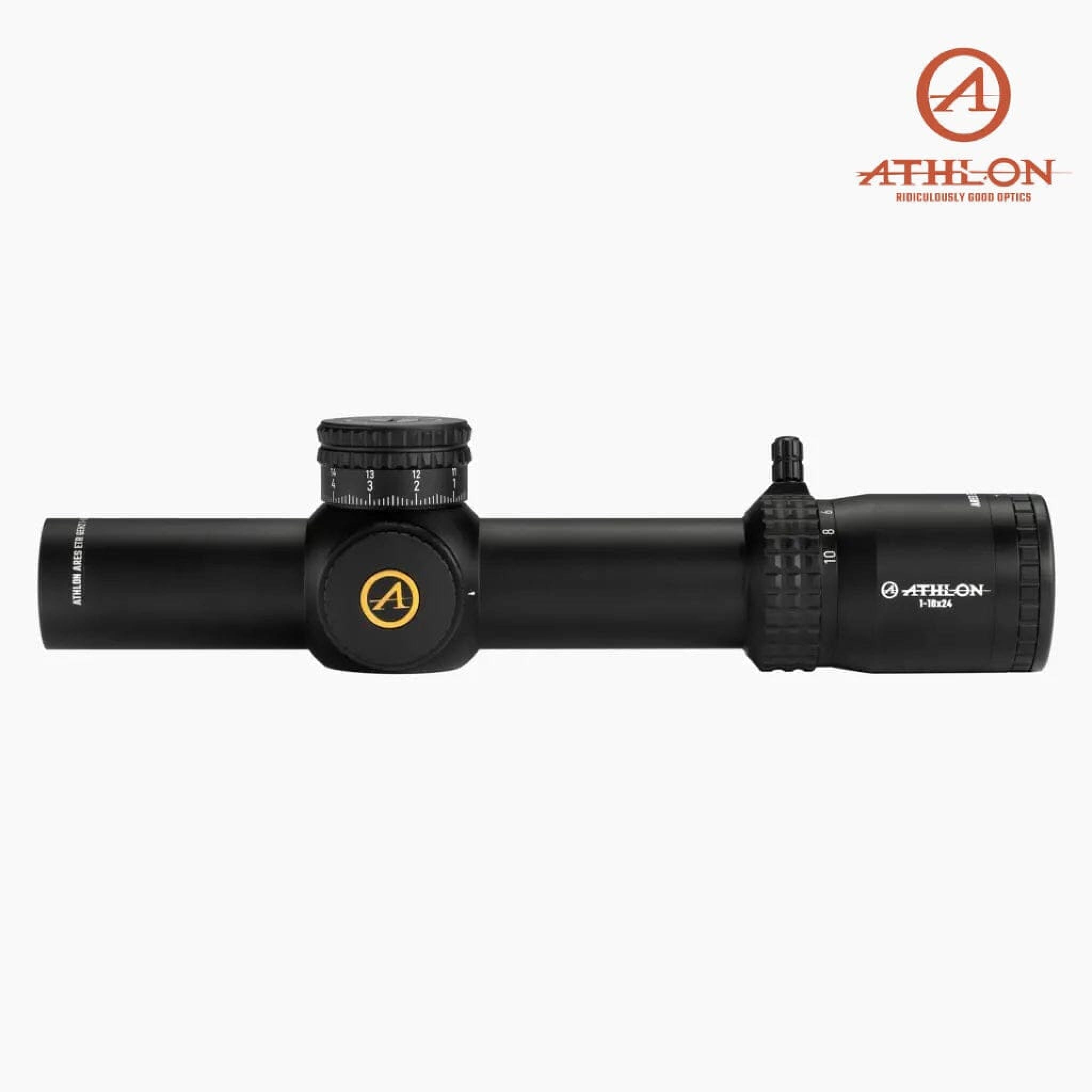 Athlon ARES ETR GEN 2 UHD 1-10×24 Rifle Scope ATMR3 FFP IR MIL Reticle Rifle Scope Athlon Optics 