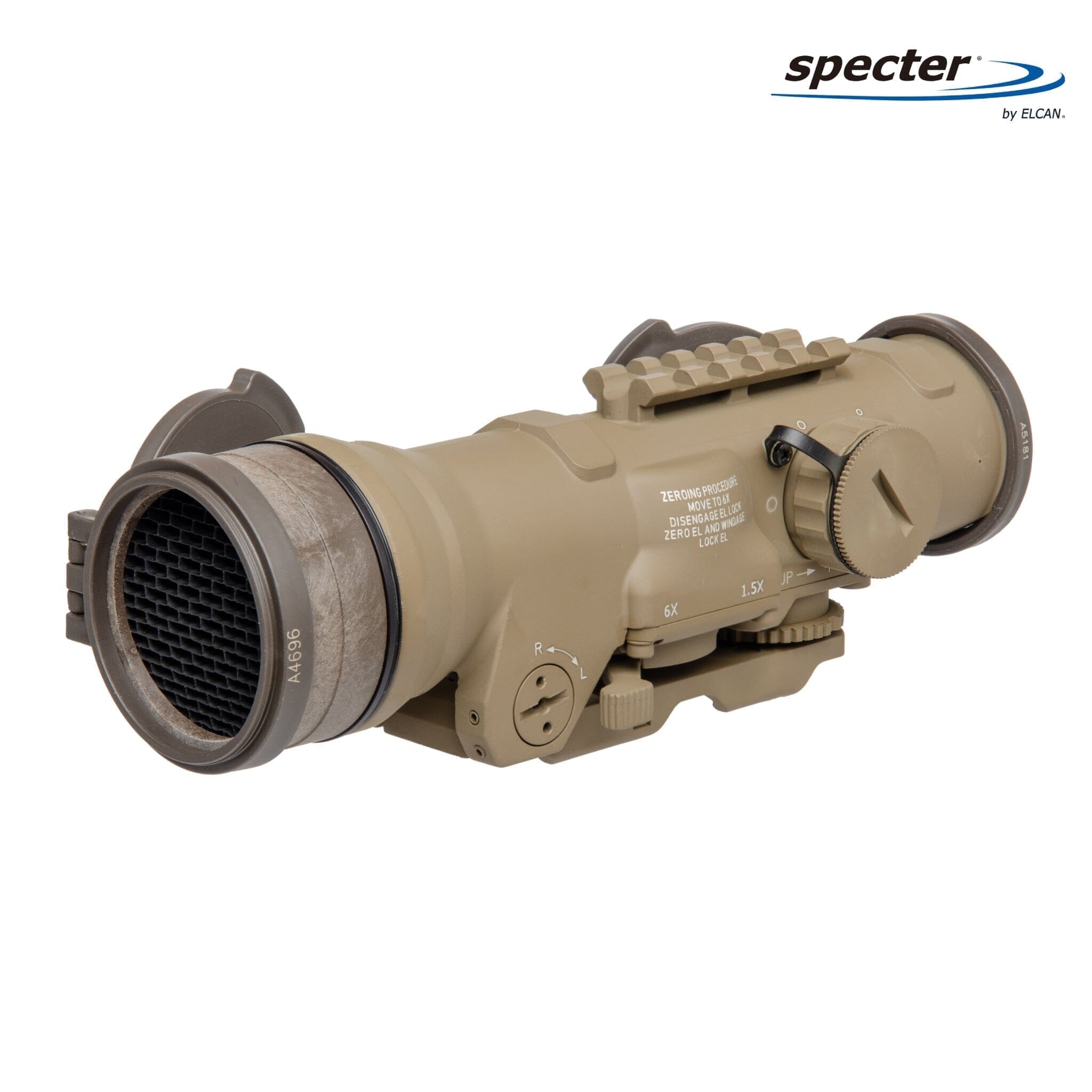 ELCAN SpecterDR 1.5x/6x Rifle Scope 5.56 BDC Reticle - Flat Dark Earth Rifle Scope ELCAN SpecterDR 
