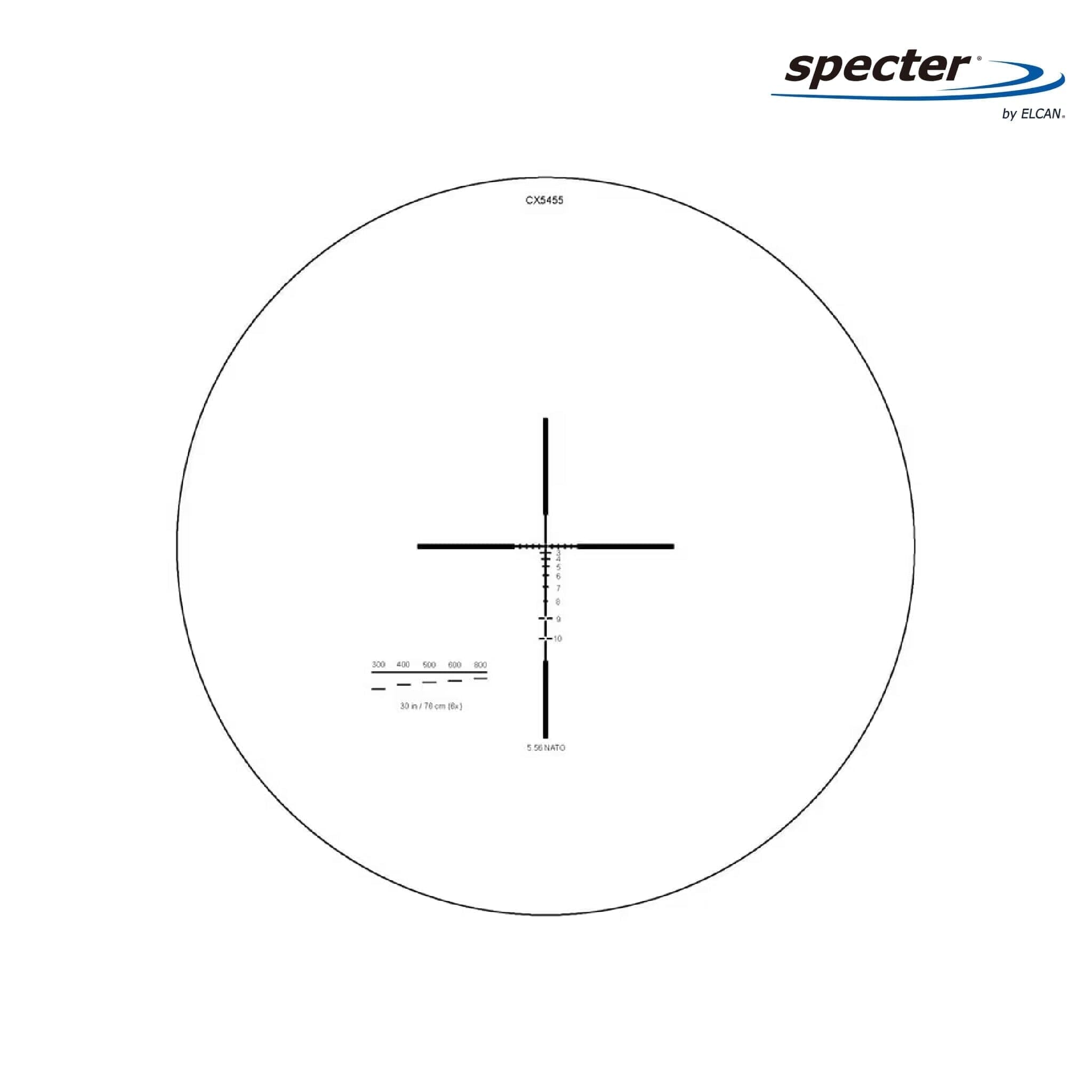 ELCAN SpecterDR 1.5x/6x Rifle Scope 5.56 BDC Reticle - Flat Dark Earth Rifle Scope ELCAN SpecterDR 