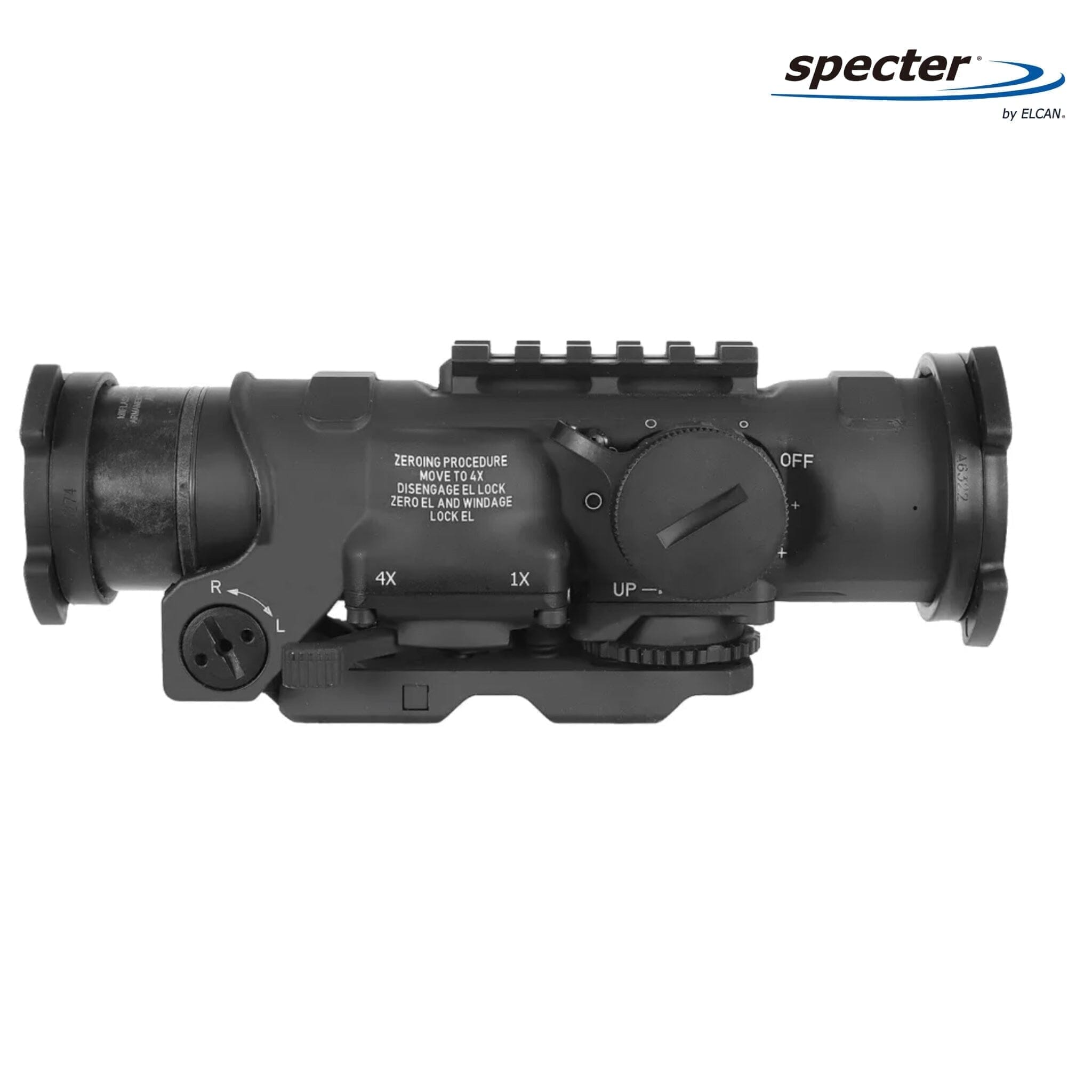 ELCAN SpecterDR 1x/4x Rifle Scope 5.56 BDC Reticle - Black Rifle Scope ELCAN SpecterDR 