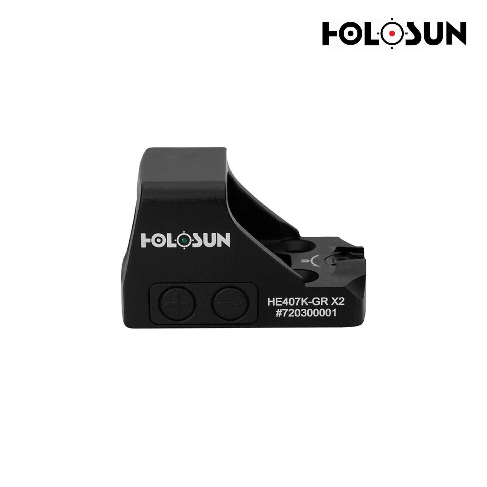 Holosun HE407K-GR-X2 Reflex Green Dot Sight – 6 MOA Dot Reticle Green Dot Sight Holosun 