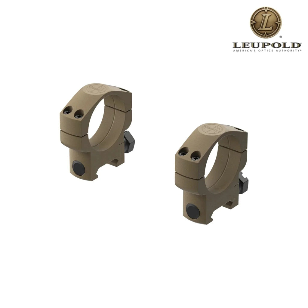 Leupold Mark 4 35mm High Aluminum Scope Rings - Flat Dark Earth Rifle Scope Rings Leupold 