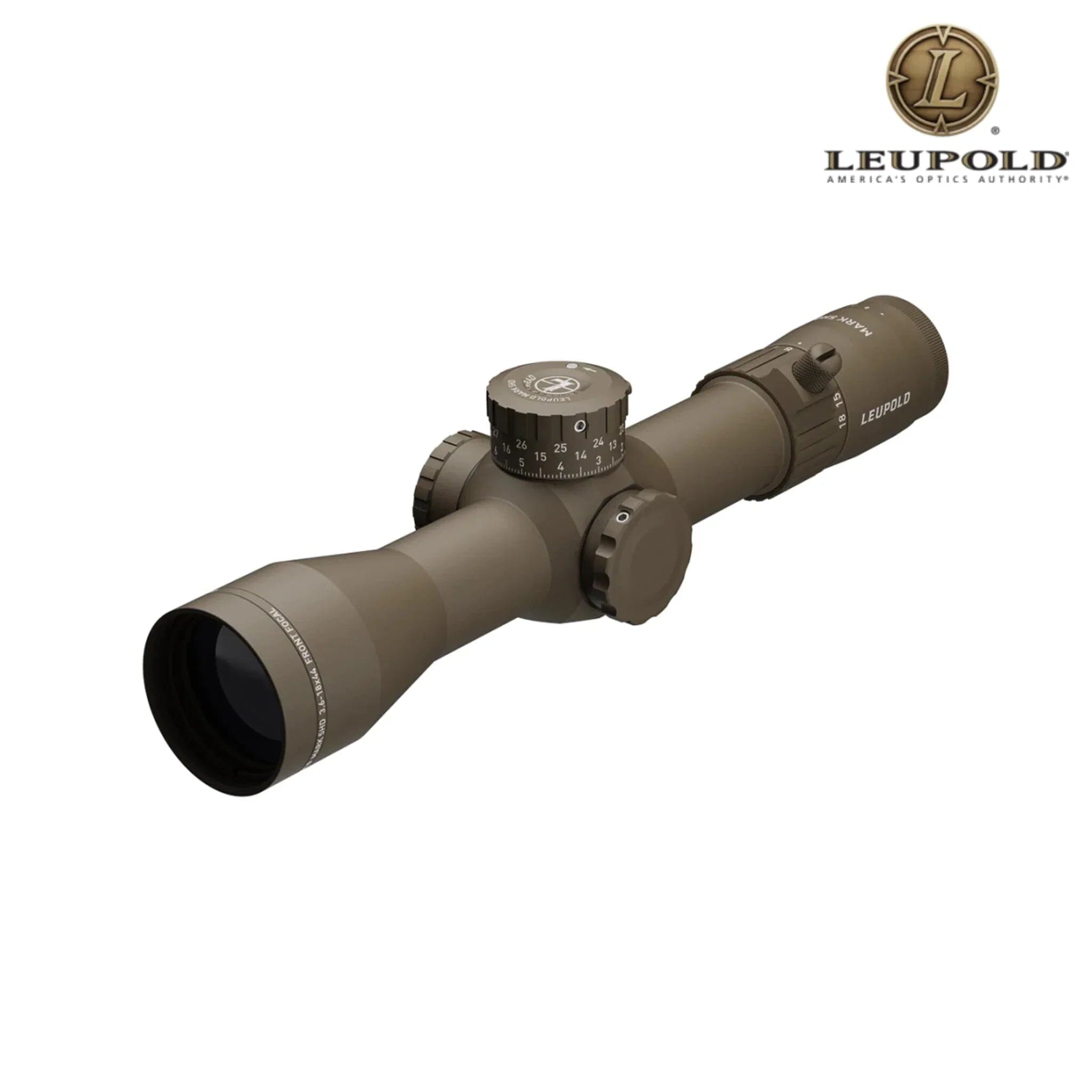 Leupold MARK 5HD 3.6–18×44 Rifle Scope M5C3 FFP PR2-MIL Reticle Dark Earth Rifle Scope Leupold 