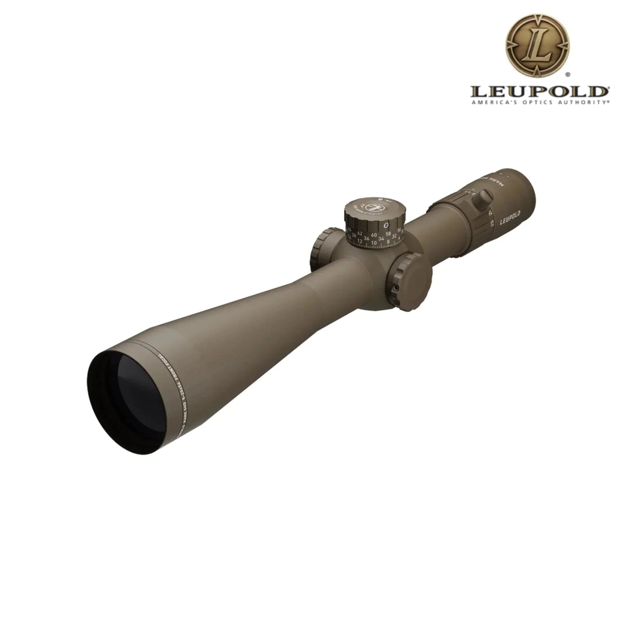 Leupold MARK 5HD 5–25×56 Rifle Scope M1C3 FFP PR-1 MOA Reticle Dark Earth Rifle Scope Leupold 