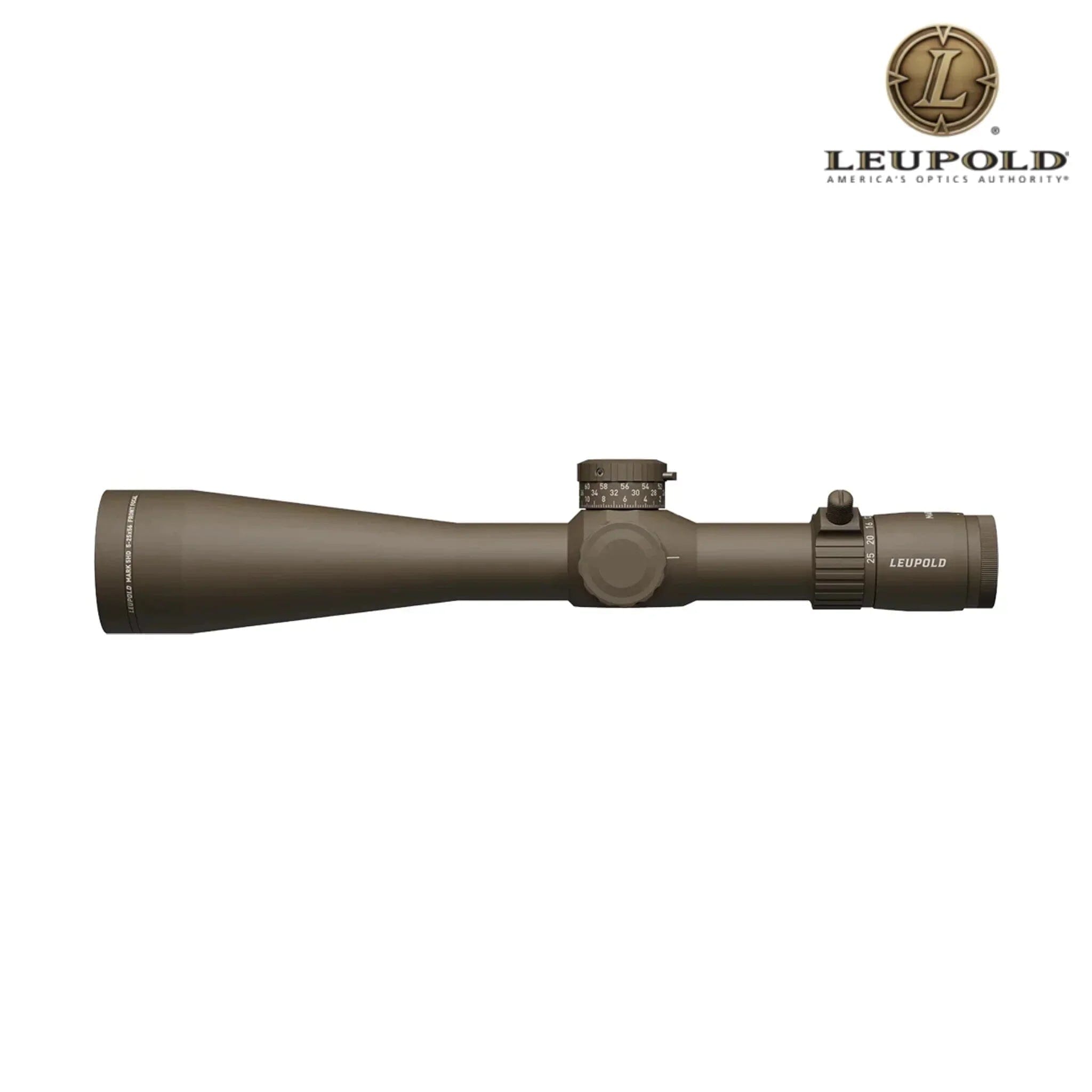 Leupold MARK 5HD 5–25×56 Rifle Scope M1C3 FFP PR-1 MOA Reticle Dark Earth Rifle Scope Leupold 