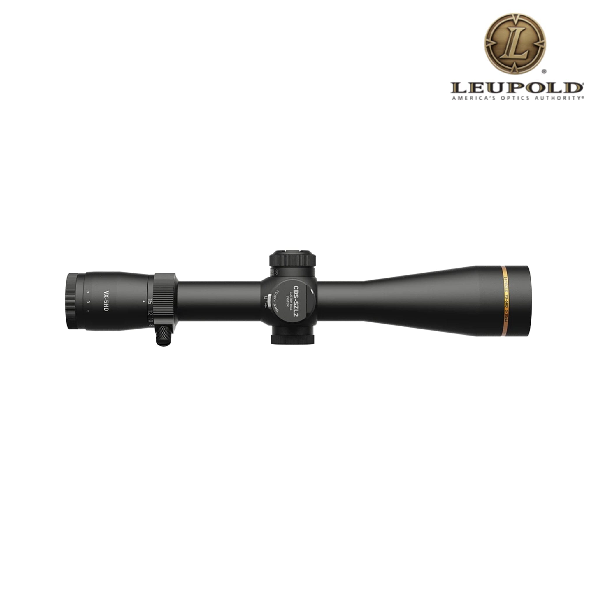 Leupold VX-5HD Gen 2 3-15x44 CDS-SZL2 Side-Focus Riflescope - FireDot Duplex Reticle Rifle Scope Leupold 