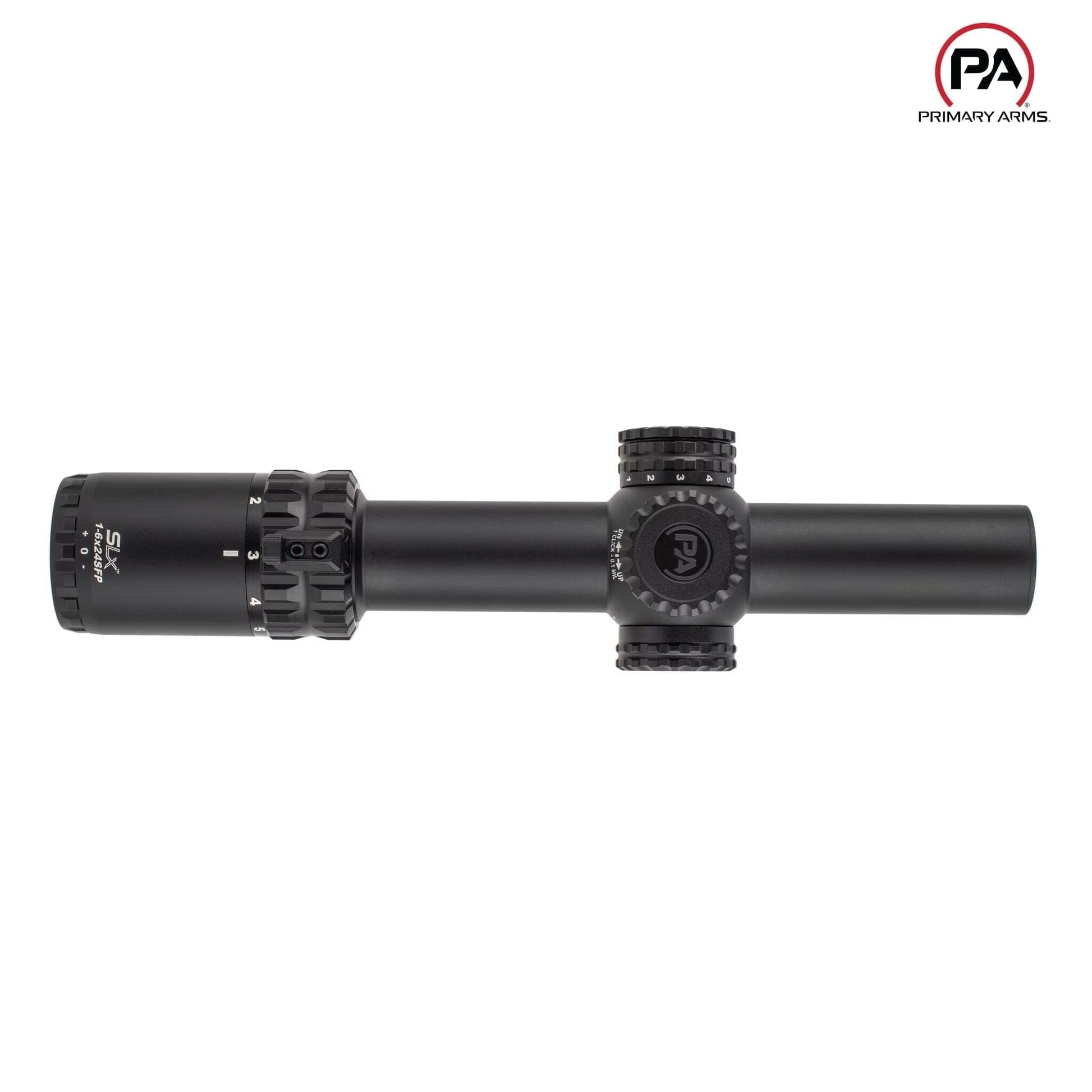 Primary Arms SLx 1–6×24 SFP Riflescope Gen IV - ACSS Aurora 7.62×39/.300 BLK Yard Reticle Rifle Scope Primary Arms 
