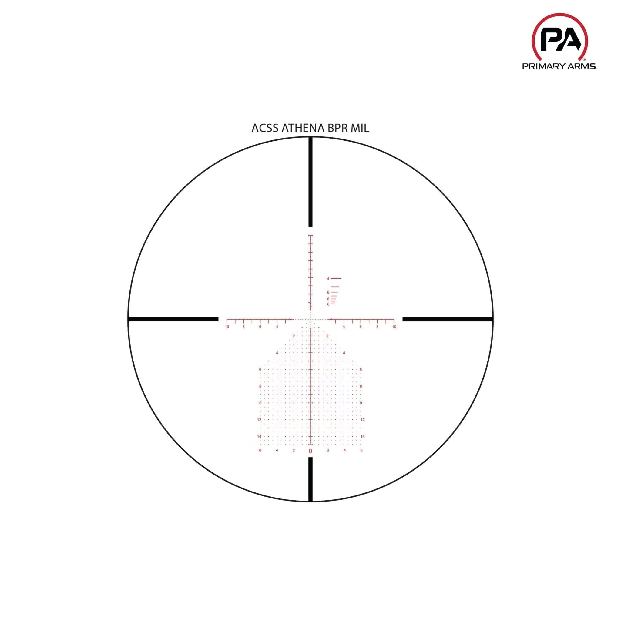Primary Arms SLx 5-25x56 FFP Riflescope - ACSS Athena BPR MIL Reticle Rifle Scope Primary Arms 