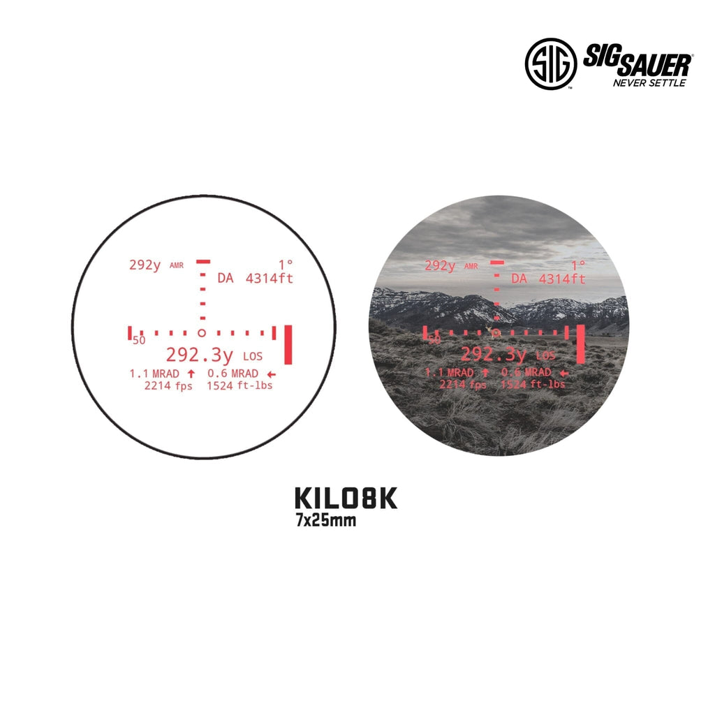 SIG Sauer KILO8K ABS HD 7x25mm Laser Rangefinder Rangefinder SIG Sauer 