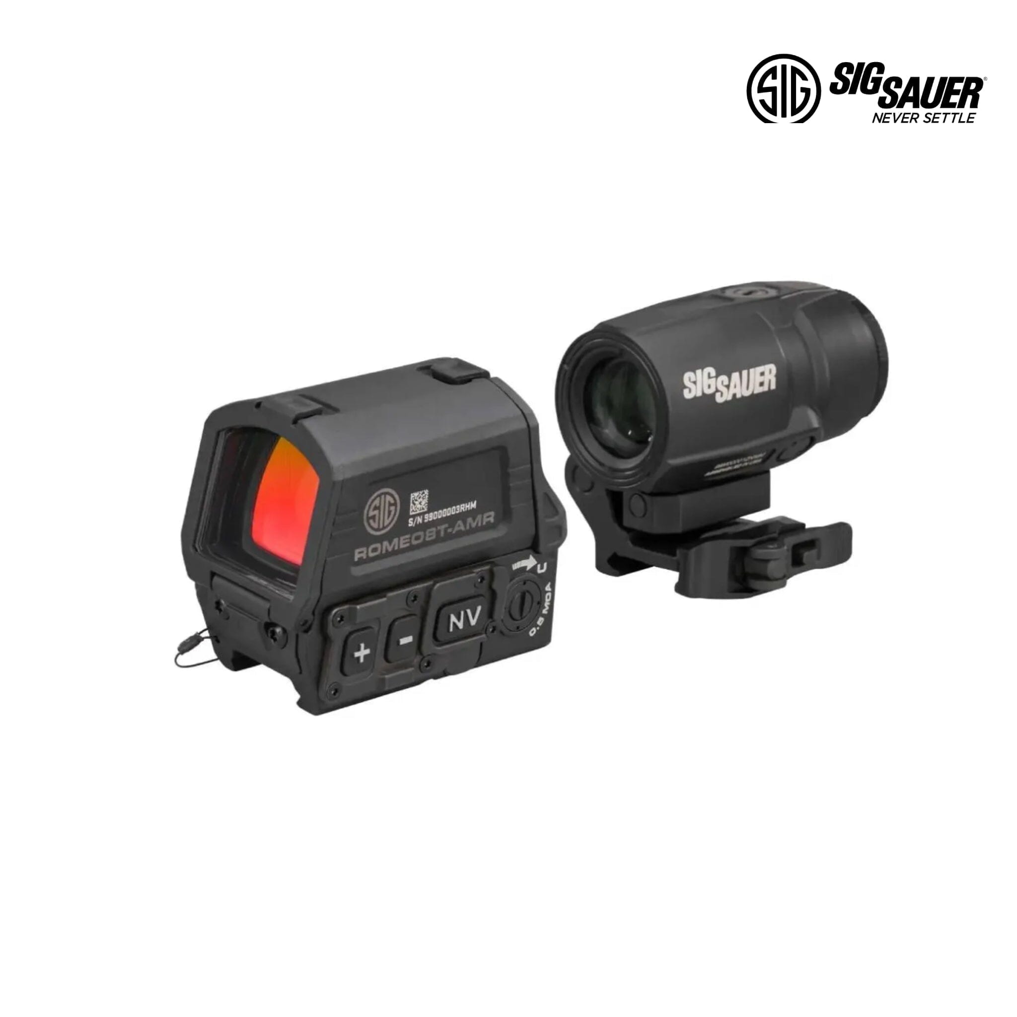 Sig Sauer ROMEO8T-AMR Red Dot Sight & JULIET3T-AMR 3× Micro Magnifier Combo Kit Red Dot Sight SIG Sauer 