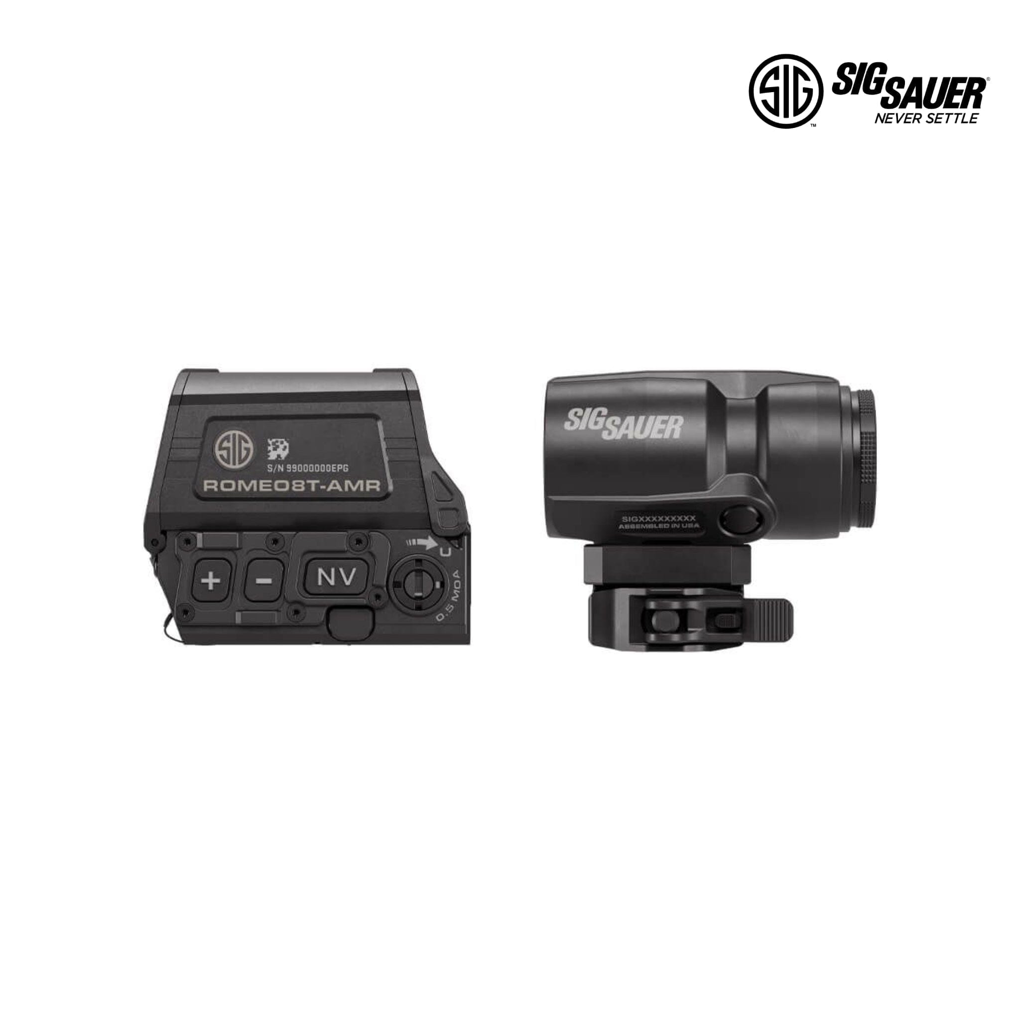 Sig Sauer ROMEO8T-AMR Red Dot Sight & JULIET3T-AMR 3× Micro Magnifier Combo Kit Red Dot Sight SIG Sauer 