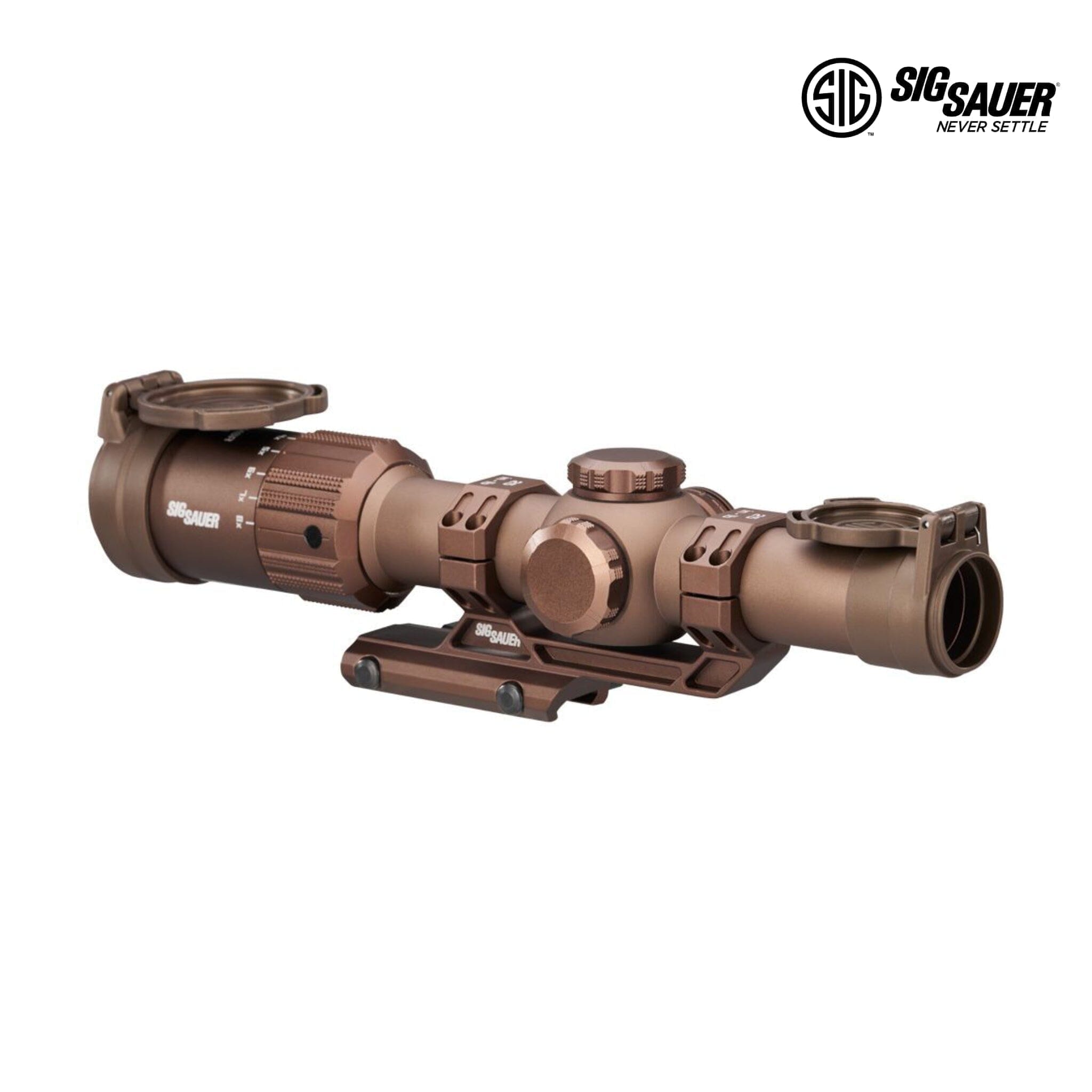 SIG Sauer TANGO-MSR 1-8x24 SFP Riflescope - MSR BDC8 Reticle - Coyote Tan Rifle Scope SIG Sauer 