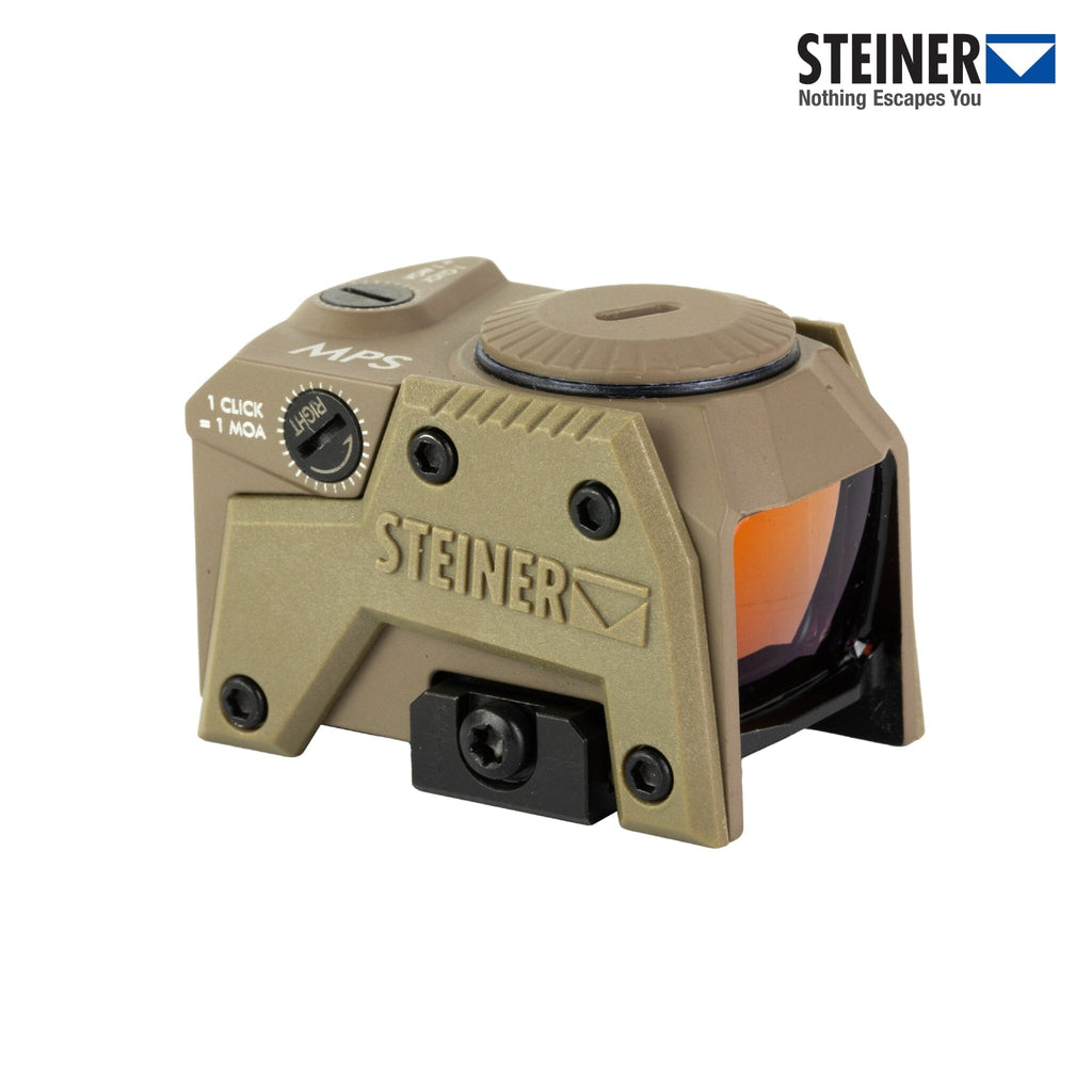 Steiner MPS Micro Pistol Reflex Red Dot Sight - FDE Red Dot Sight Steiner Optics 