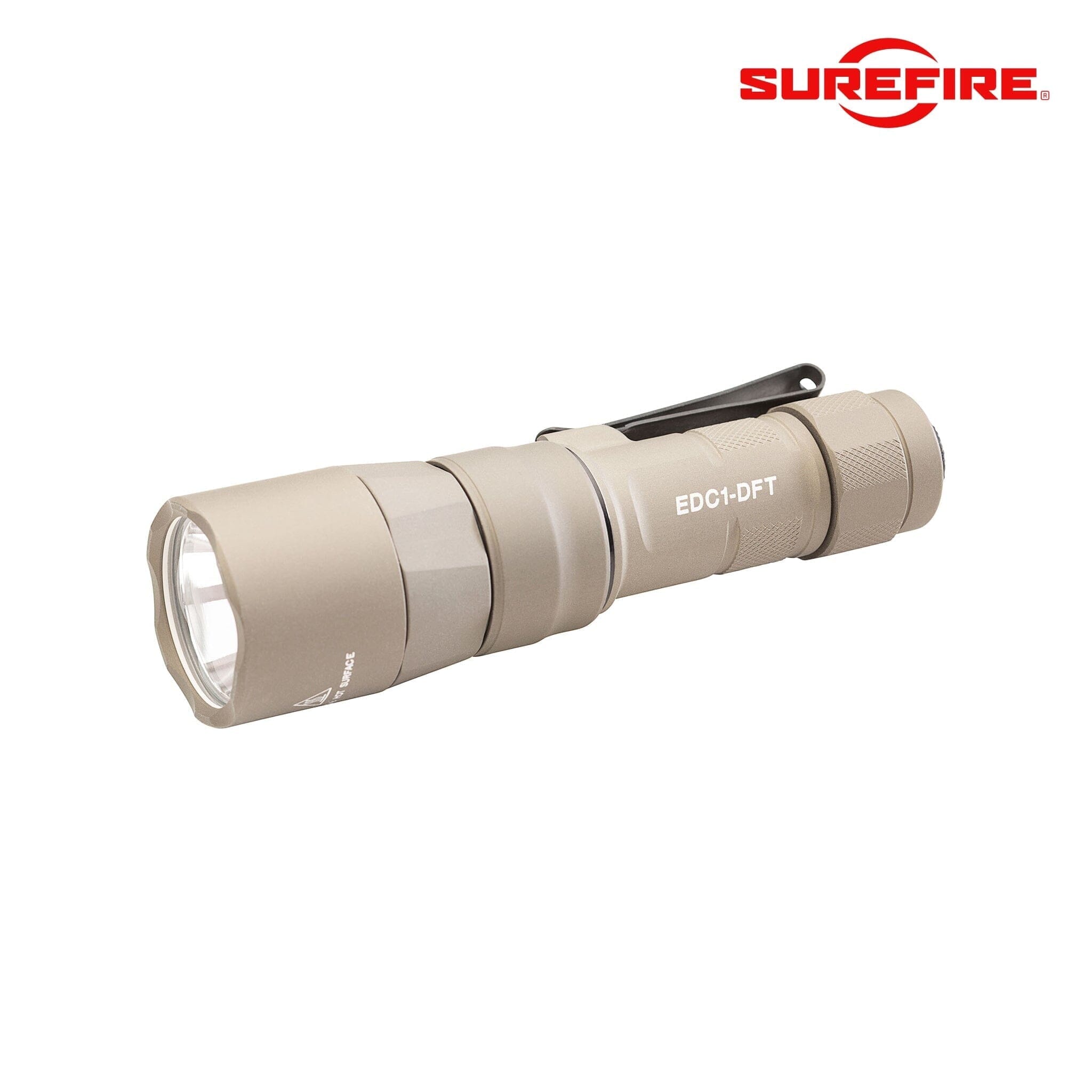 SureFire EDC1‑DFT Turbo Dual‑Fuel Everyday Carry Flashlight - Tan Flashlight SureFire 