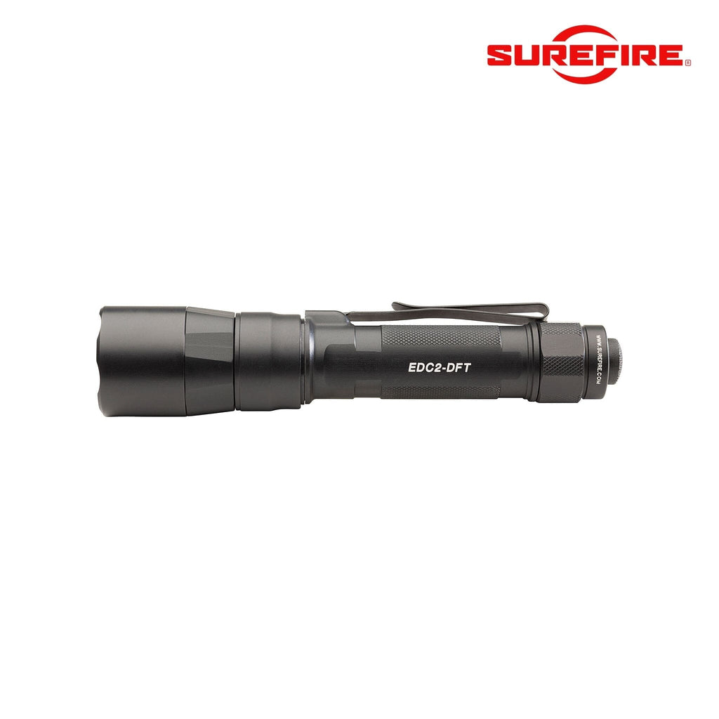 SureFire EDC2‑DFT Turbo Dual‑Fuel Everyday Carry Flashlight - Black Flashlight SureFire 