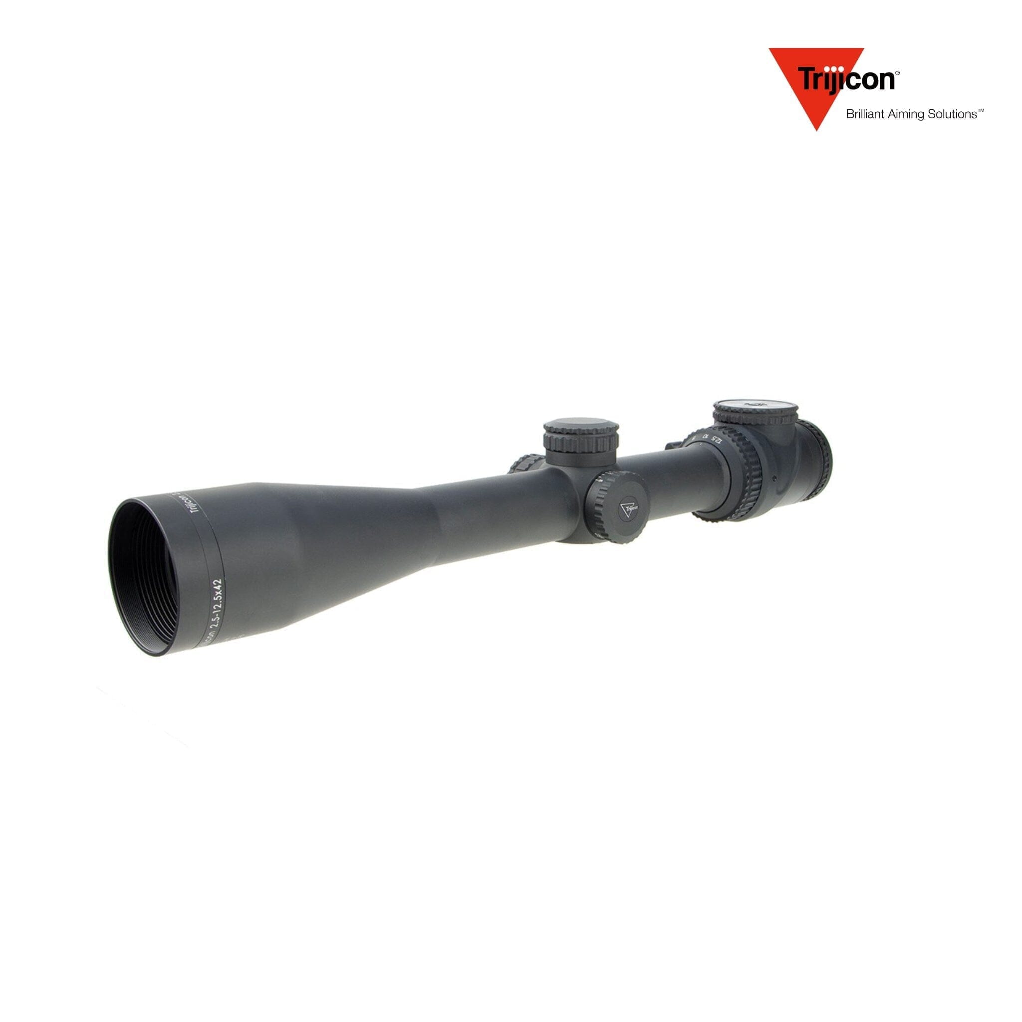 Trijicon AccuPoint 2.5-12.5x42 Riflescope Green Triangle Post Reticle Rifle Scope Trijicon 
