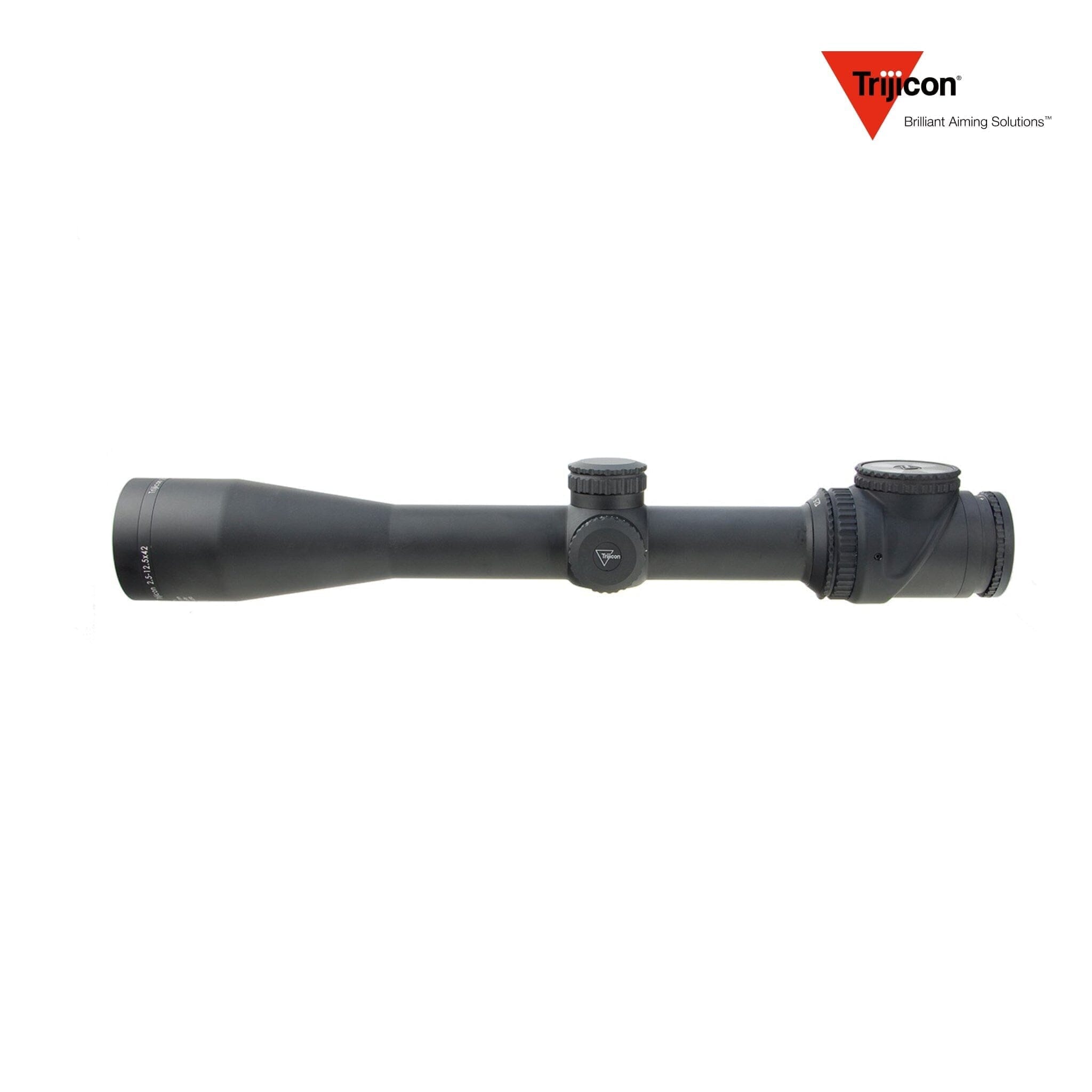 Trijicon AccuPoint 2.5-12.5x42 Riflescope Green Triangle Post Reticle Rifle Scope Trijicon 
