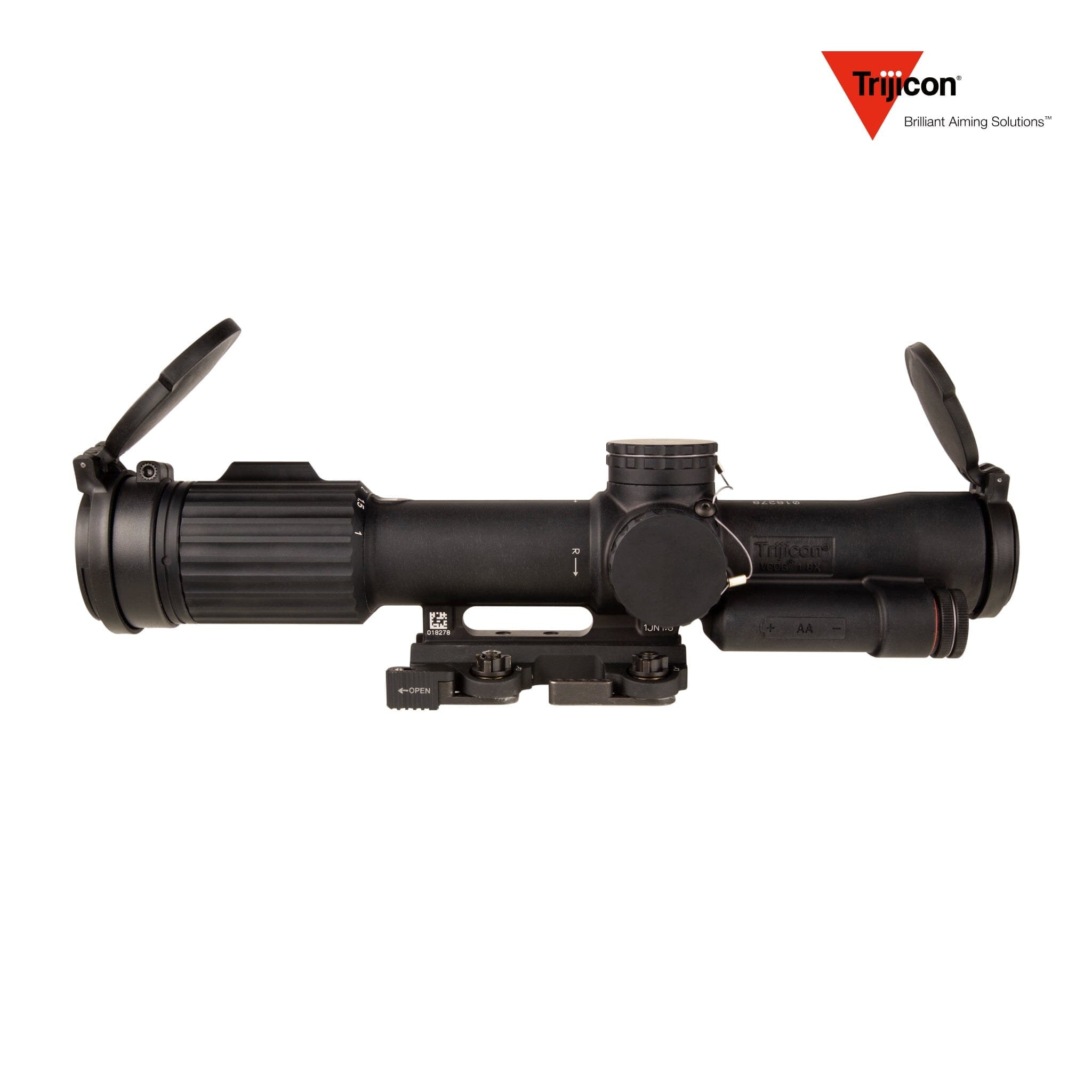 Trijicon USMC SCO VCOG 1-8x28 Riflescope Red MRAD Segmented Circle Enhanced Reticle Rifle Scope Trijicon 