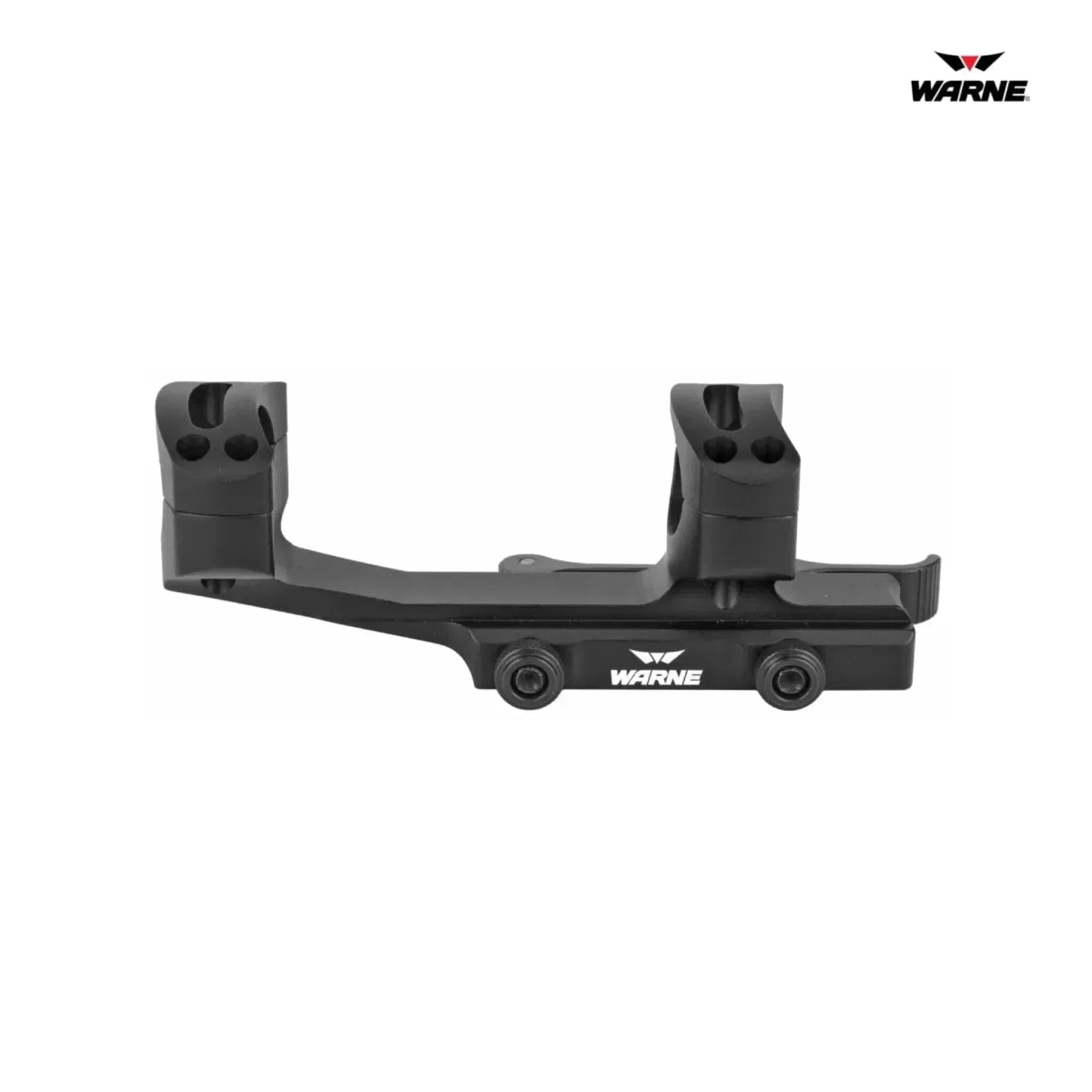 Warne QD X-SKEL Quick-Detach Cantilever Scope Mount - 34mm Tube - Black Rifle Scope Mount Warne 